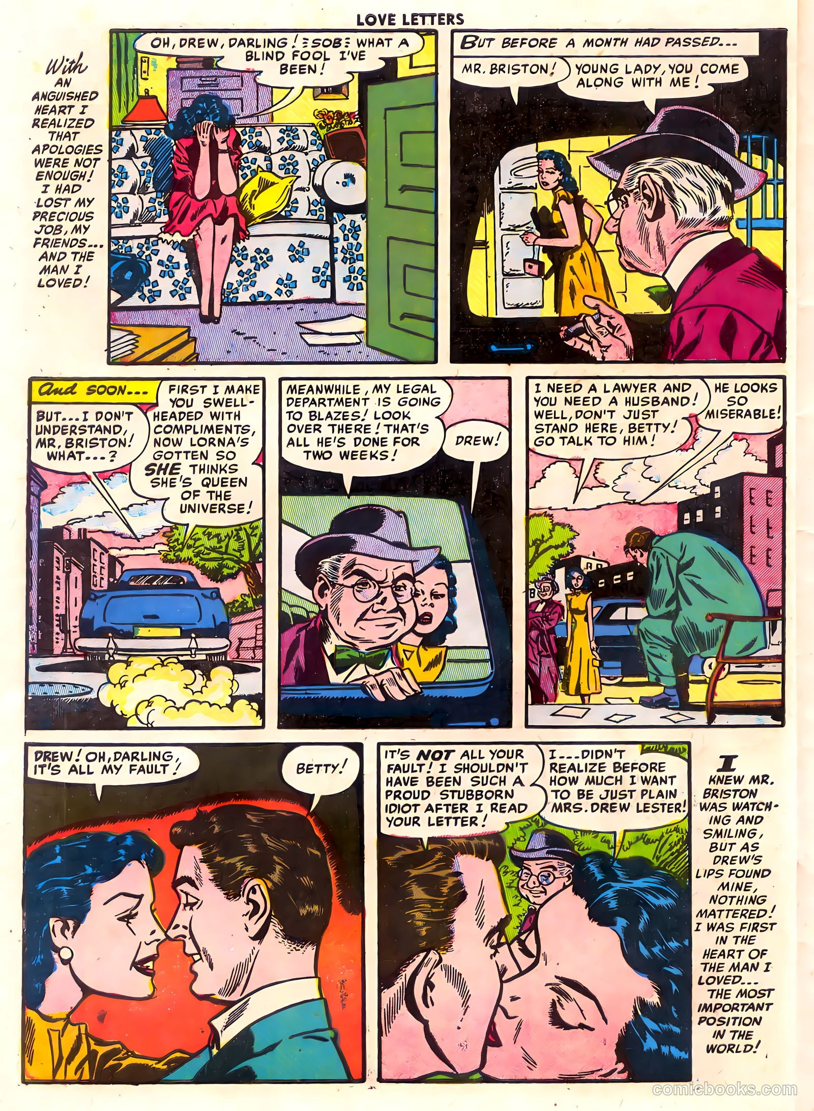 Love Letters #40 (1955) — page 32 of 36