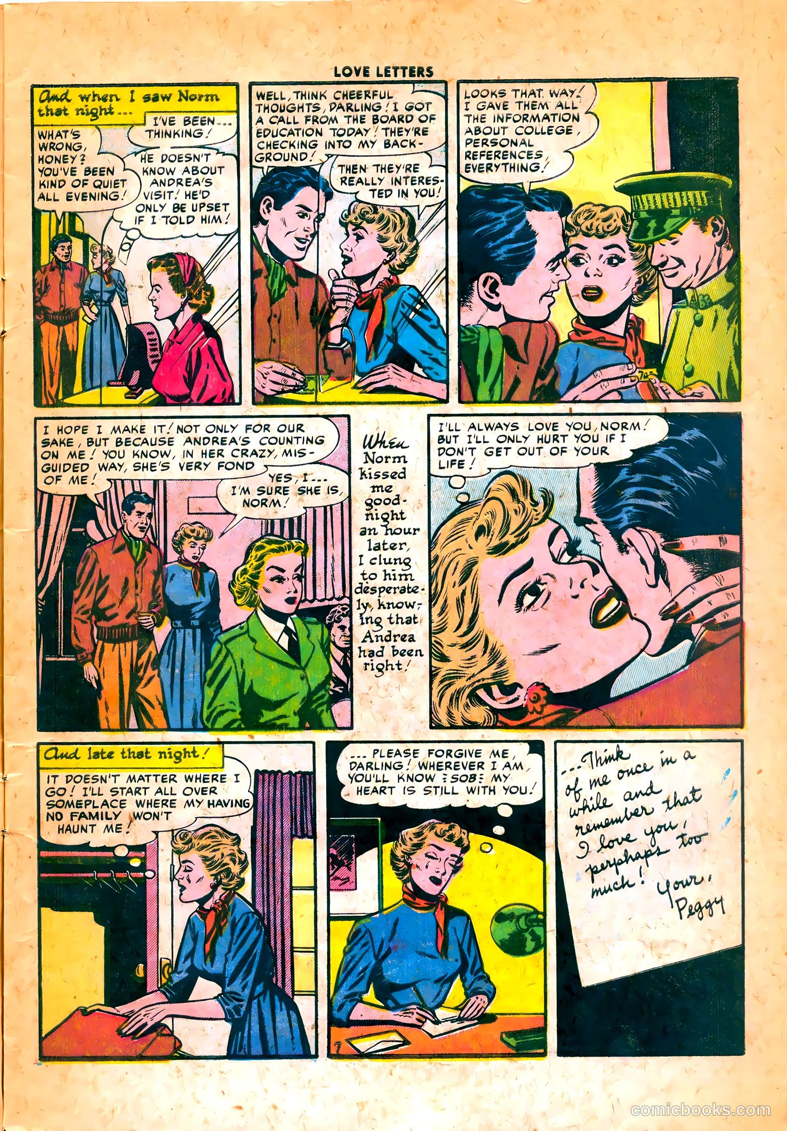 Love Letters #41 (1955) — page 9 of 36