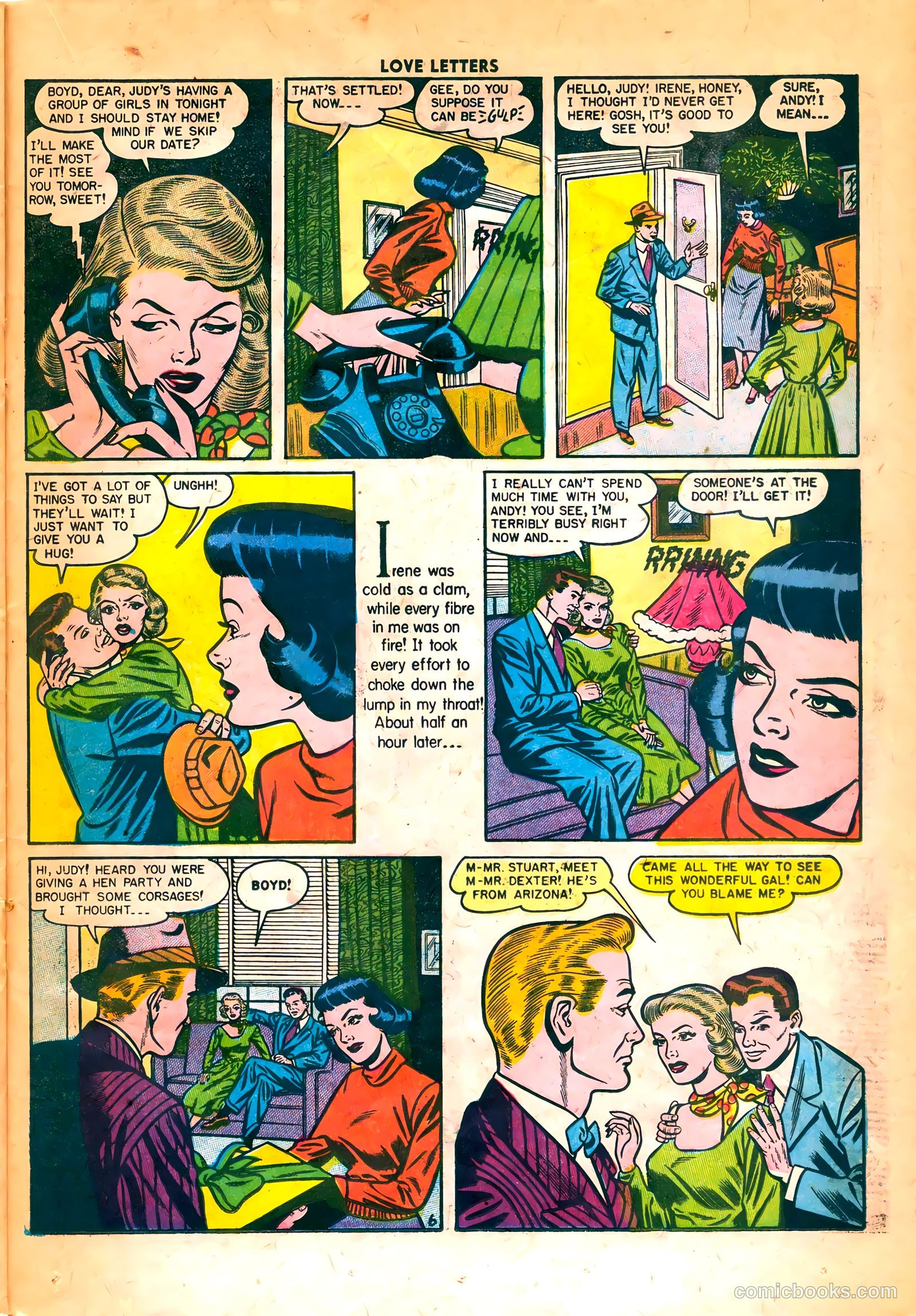 Love Letters #41 (1955) — page 23 of 36