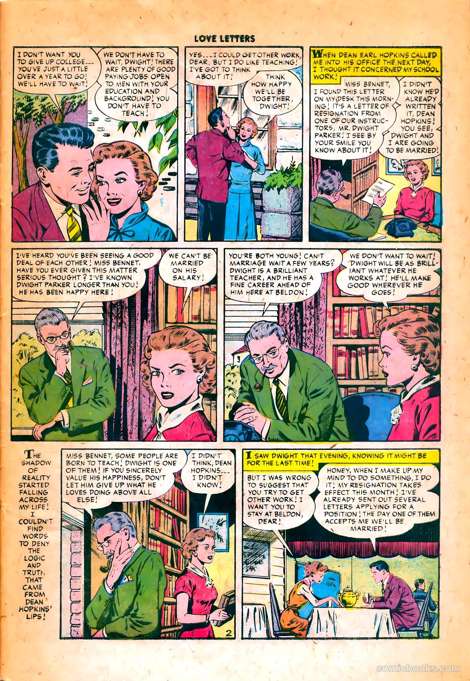 Love Letters #41 (1955) — page 29 of 36