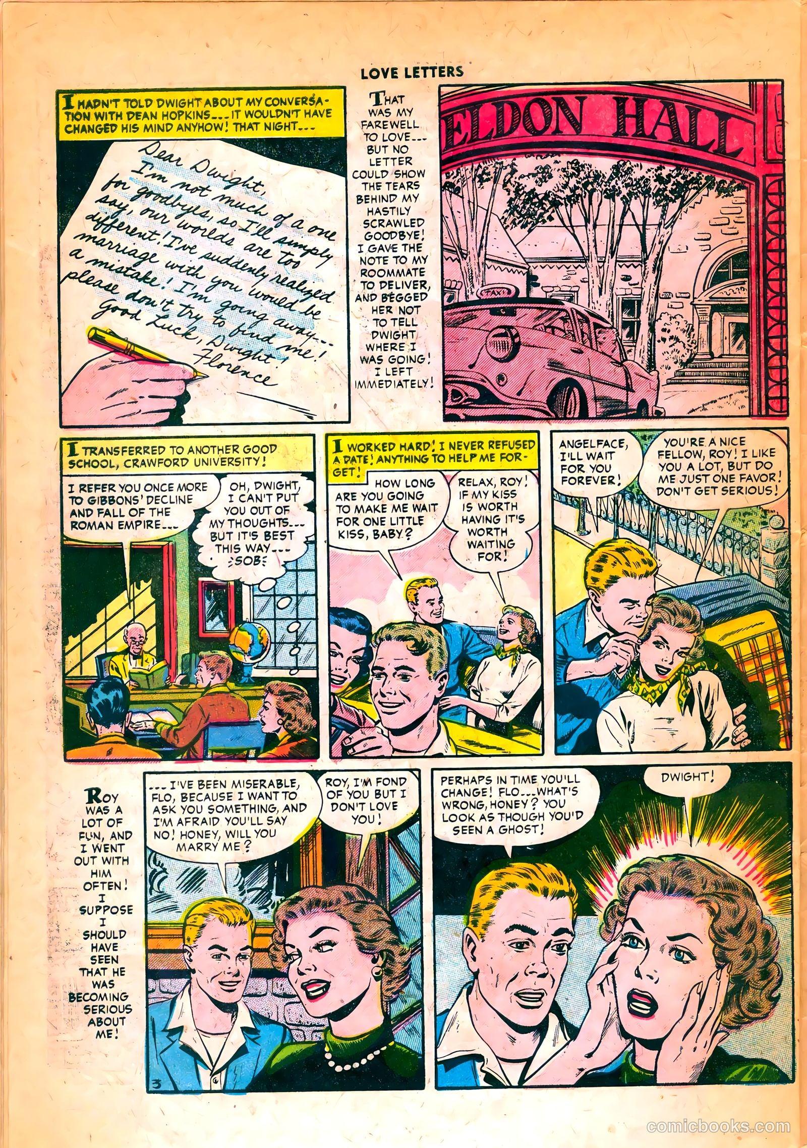 Love Letters #41 (1955) — page 30 of 36