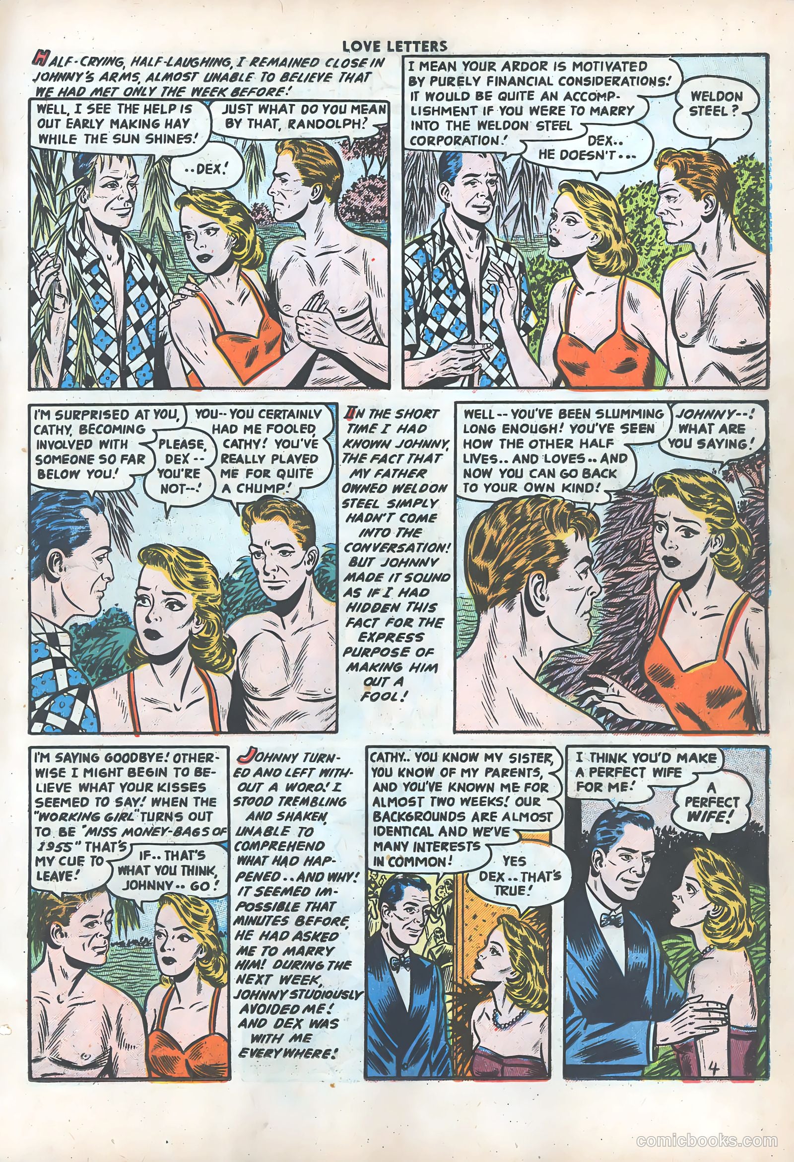 Love Letters #42 (1955) — page 15 of 36