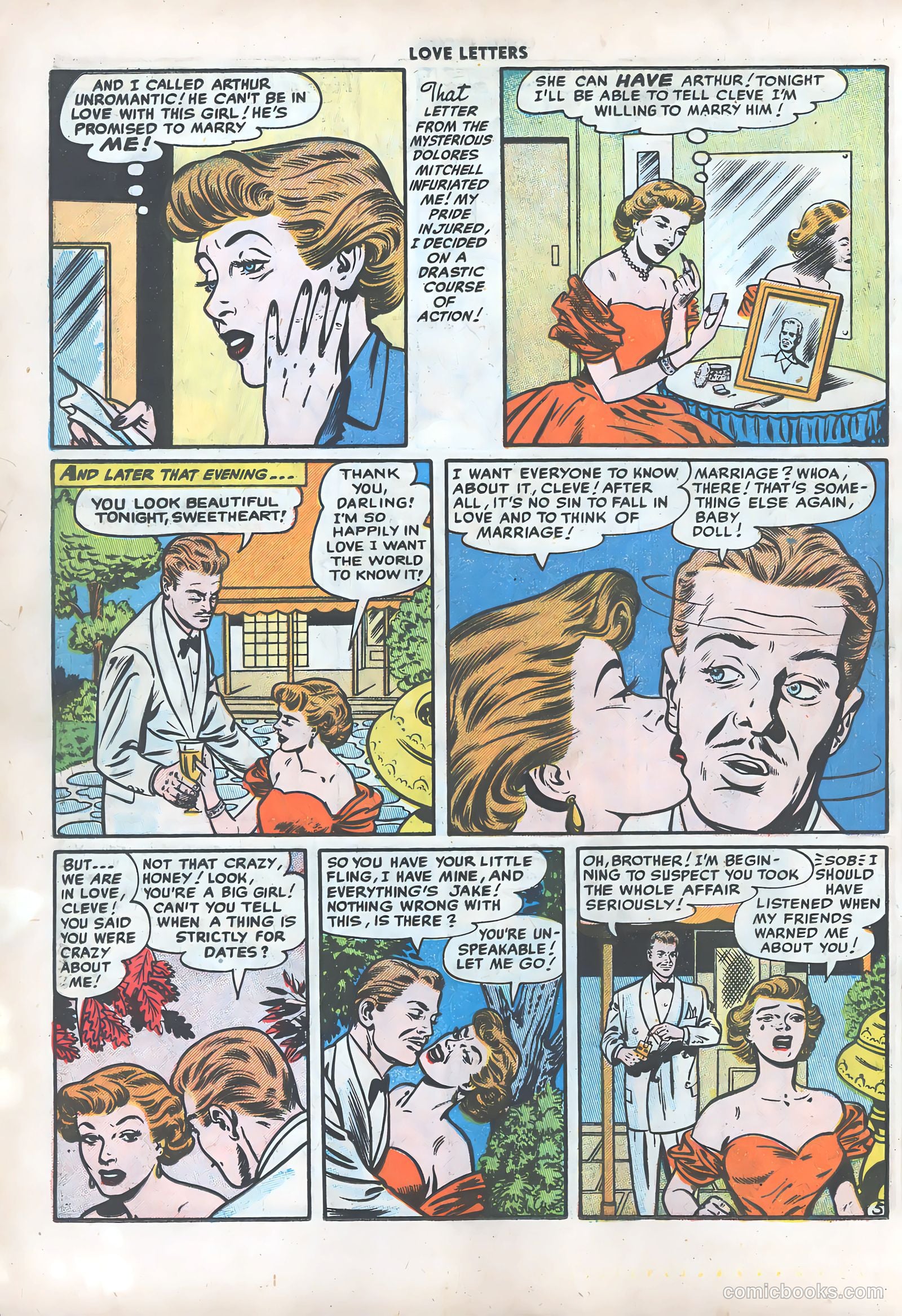 Love Letters #42 (1955) — page 22 of 36