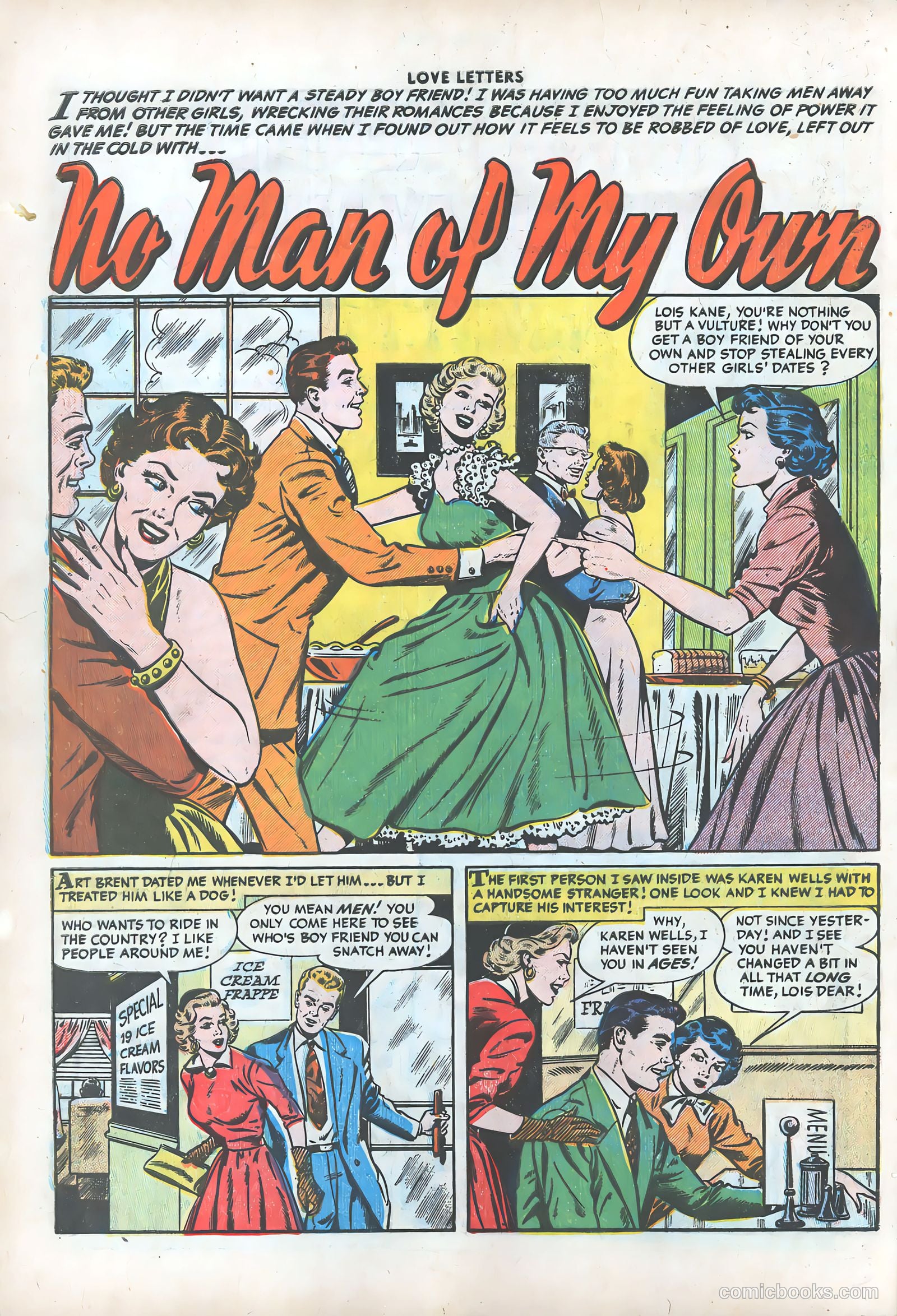 Love Letters #42 (1955) — page 28 of 36