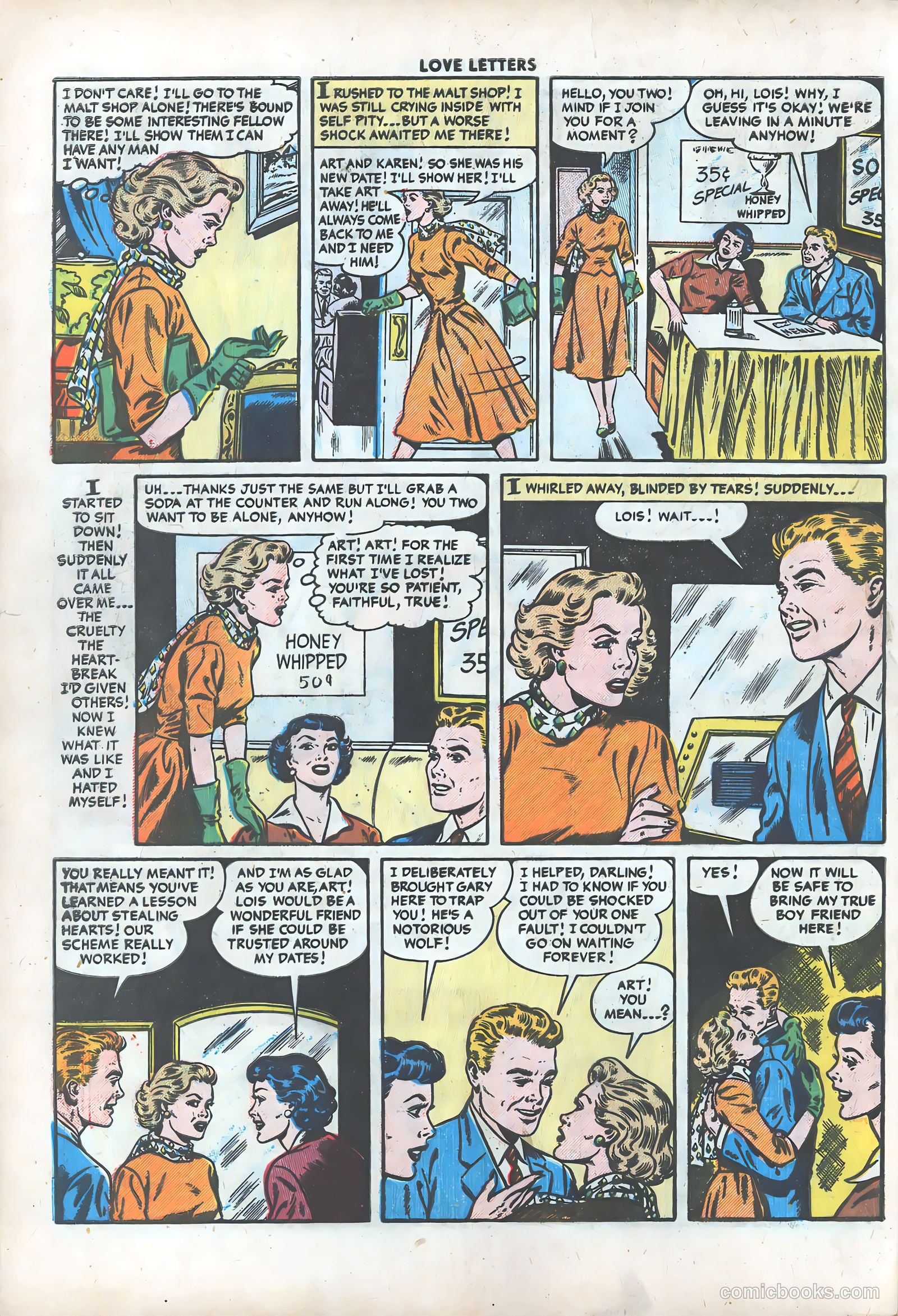 Love Letters #42 (1955) — page 32 of 36