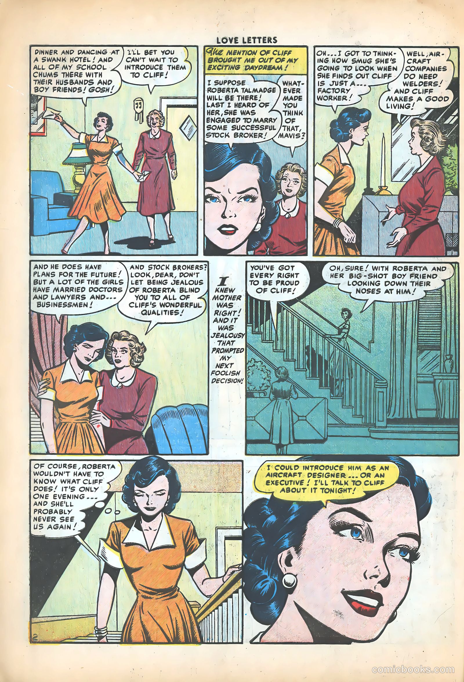Love Letters #43 (1955) — page 4 of 36