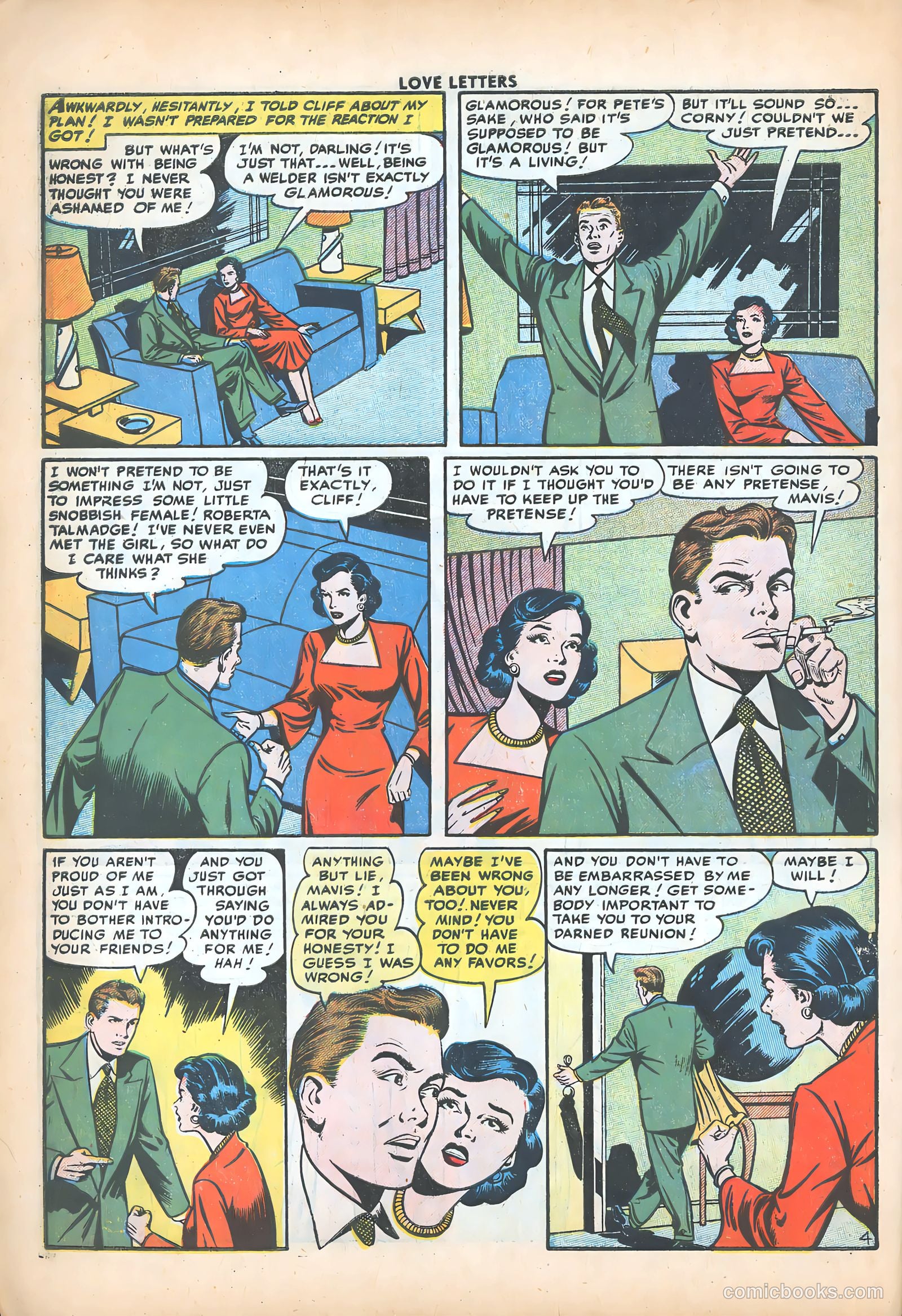 Love Letters #43 (1955) — page 6 of 36