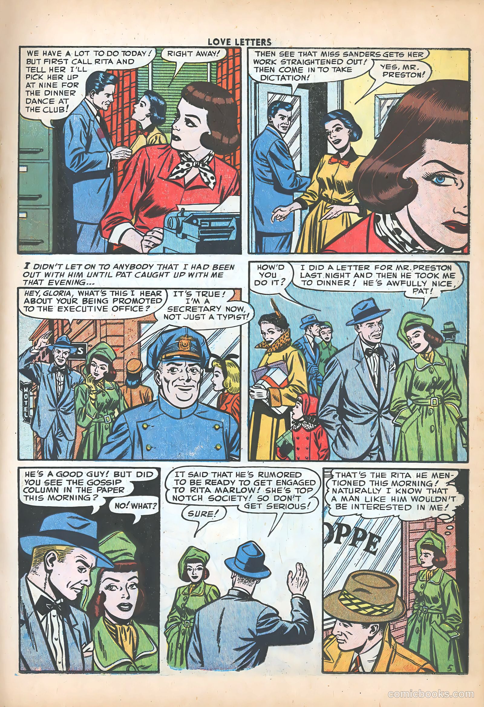 Love Letters #43 (1955) — page 15 of 36