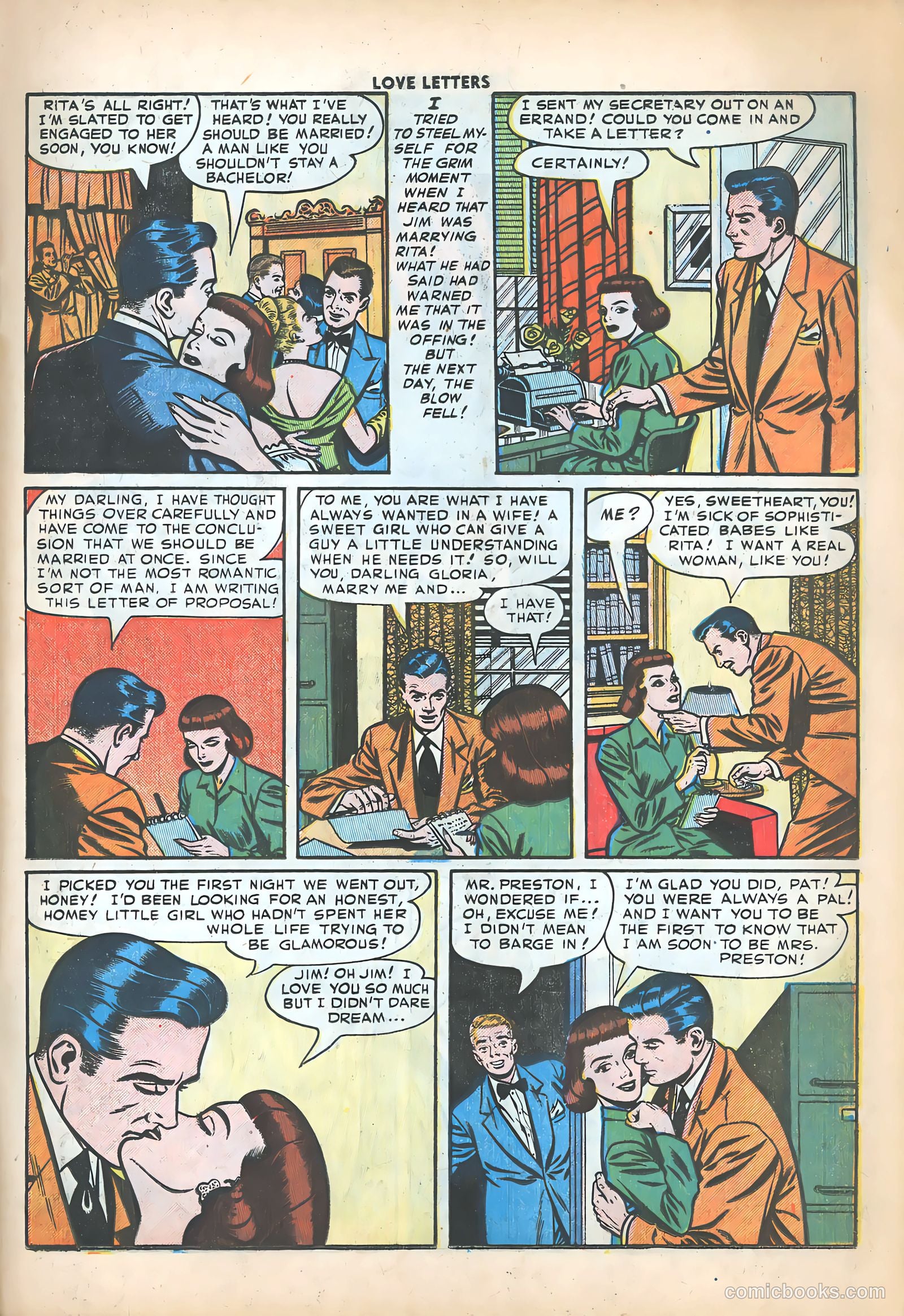 Love Letters #43 (1955) — page 17 of 36