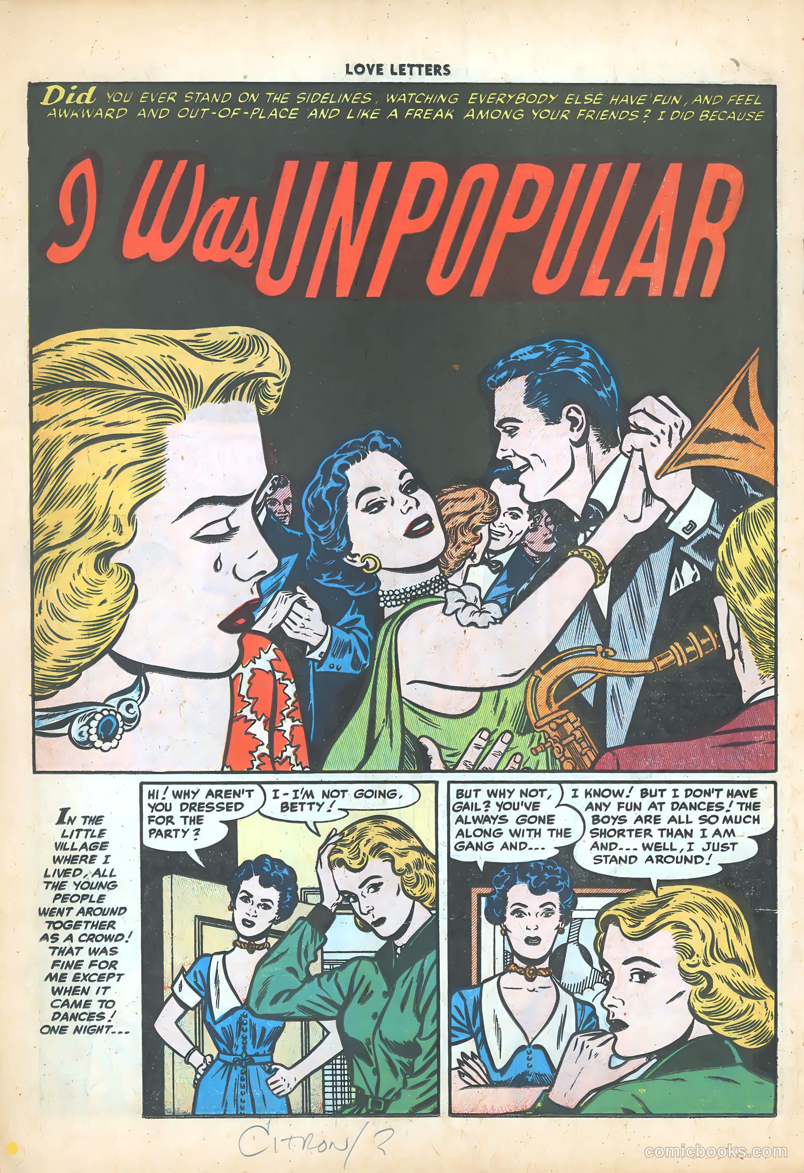 Love Letters #43 (1955) — page 18 of 36