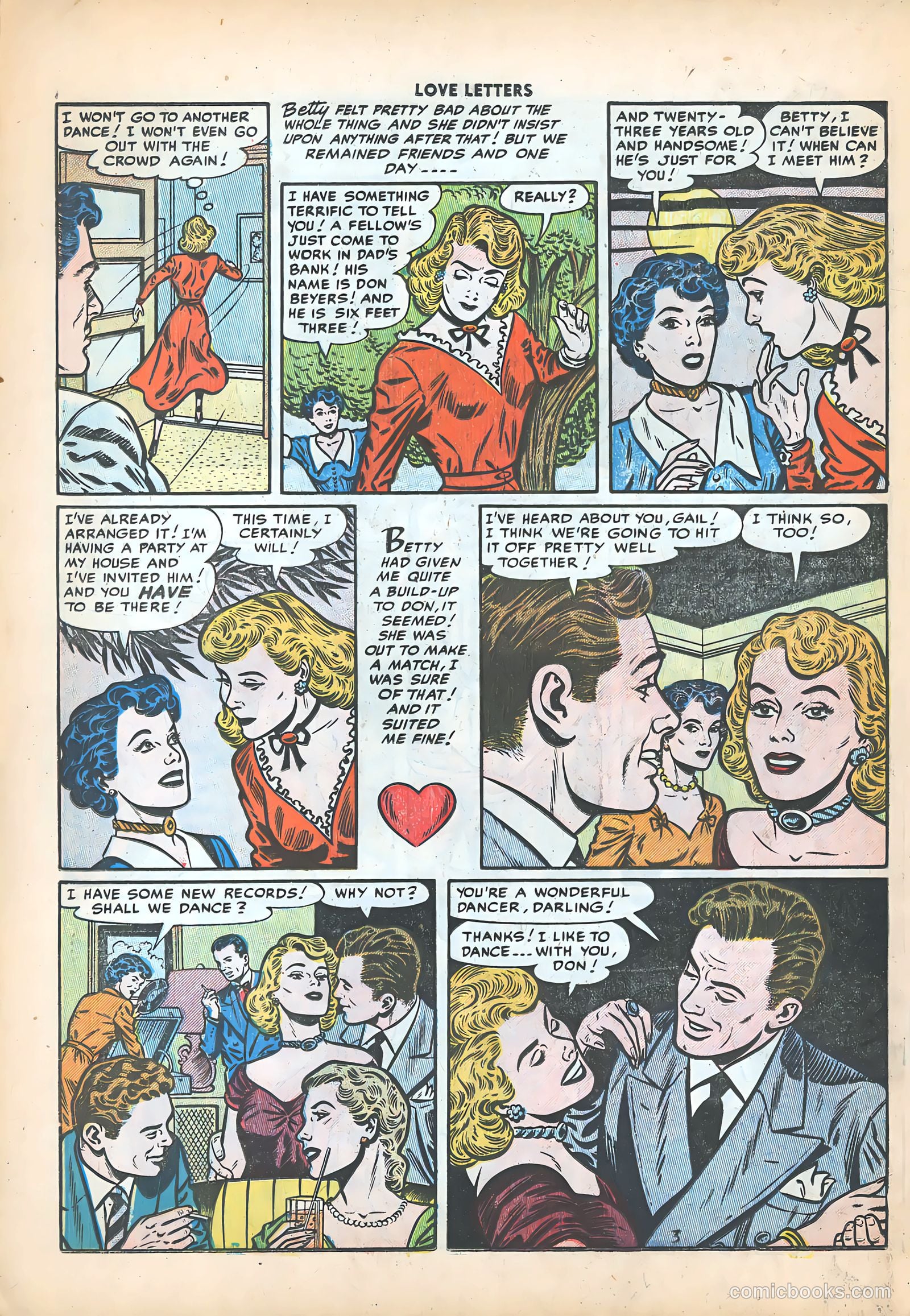 Love Letters #43 (1955) — page 20 of 36
