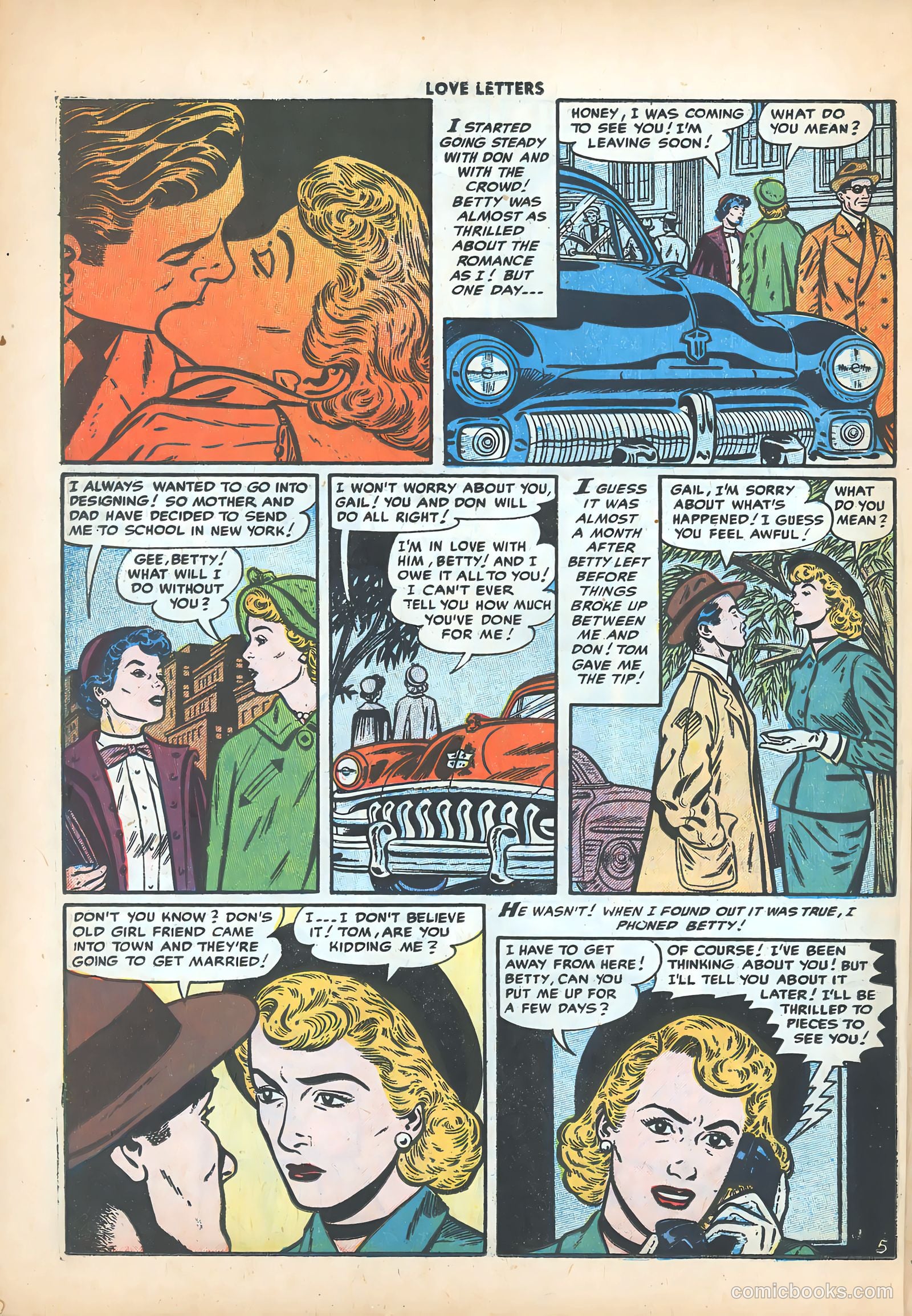 Love Letters #43 (1955) — page 22 of 36