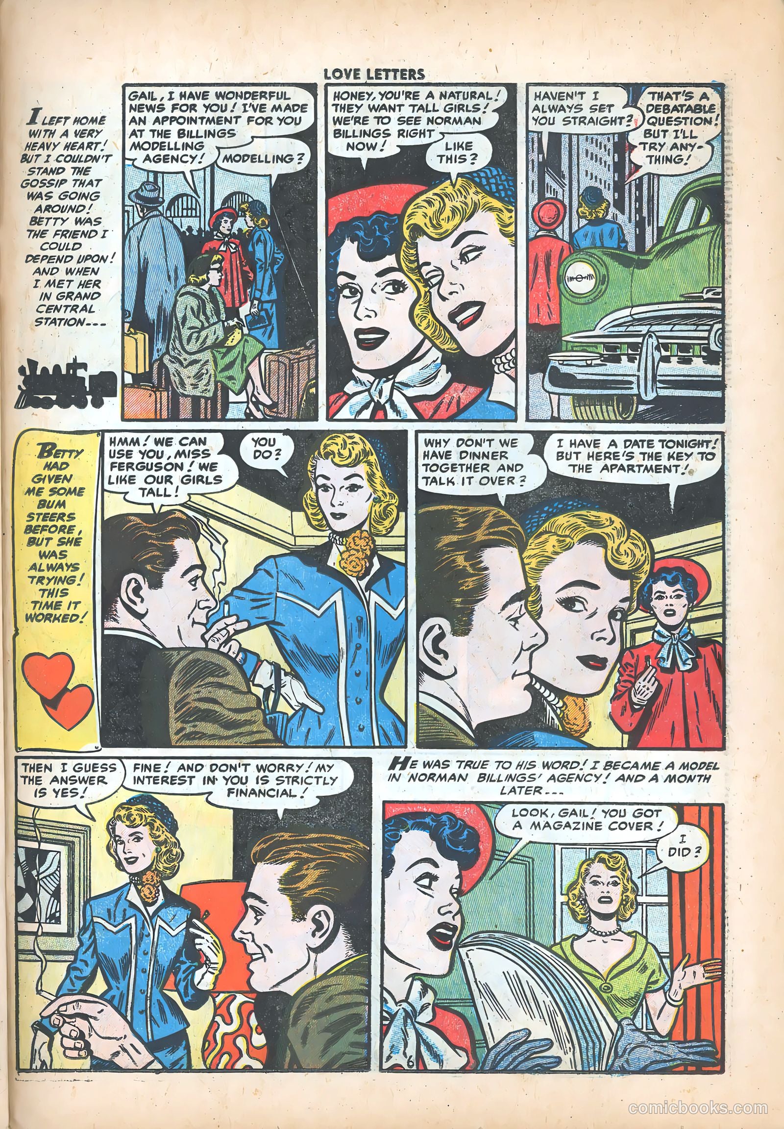 Love Letters #43 (1955) — page 23 of 36