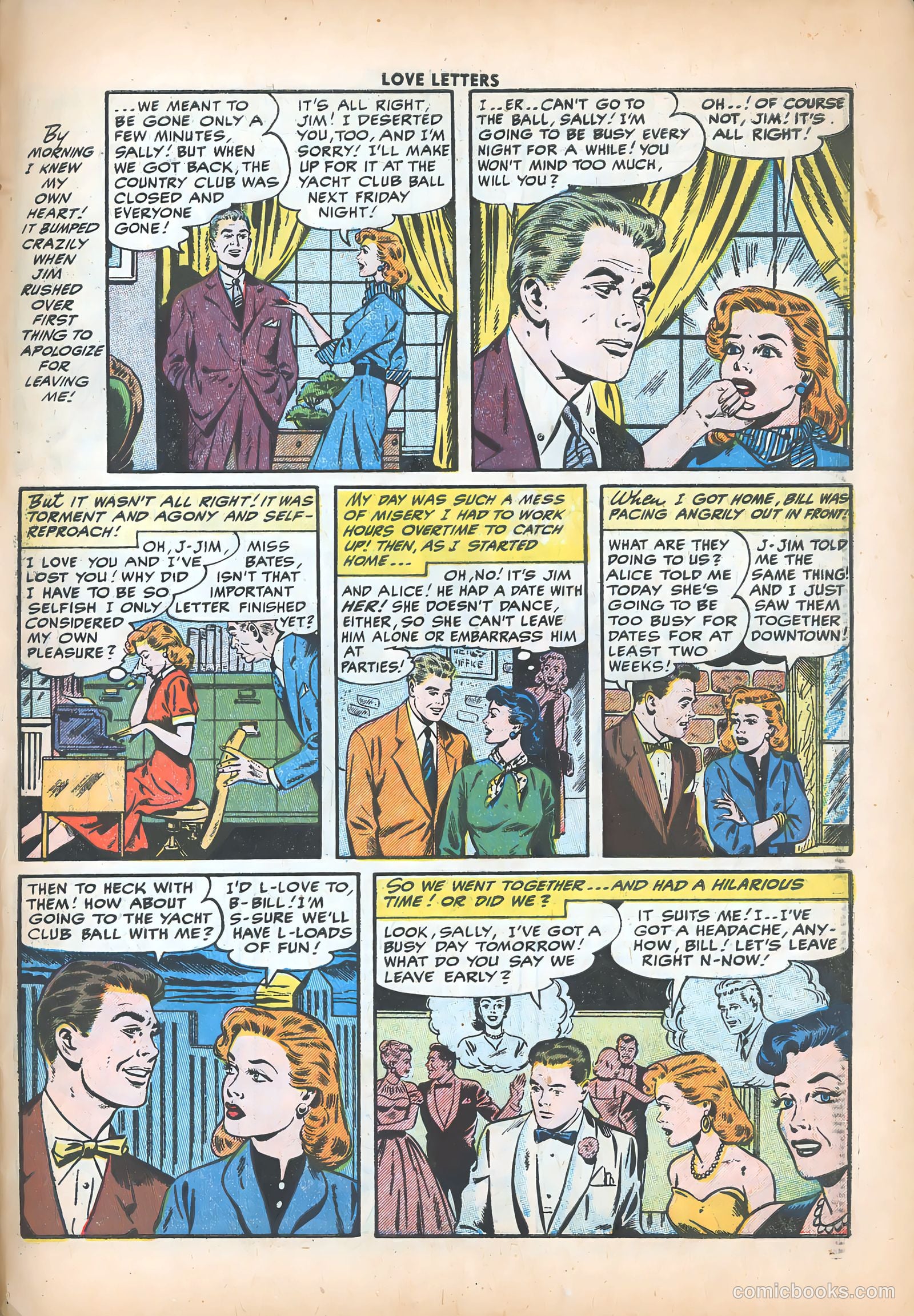 Love Letters #43 (1955) — page 31 of 36