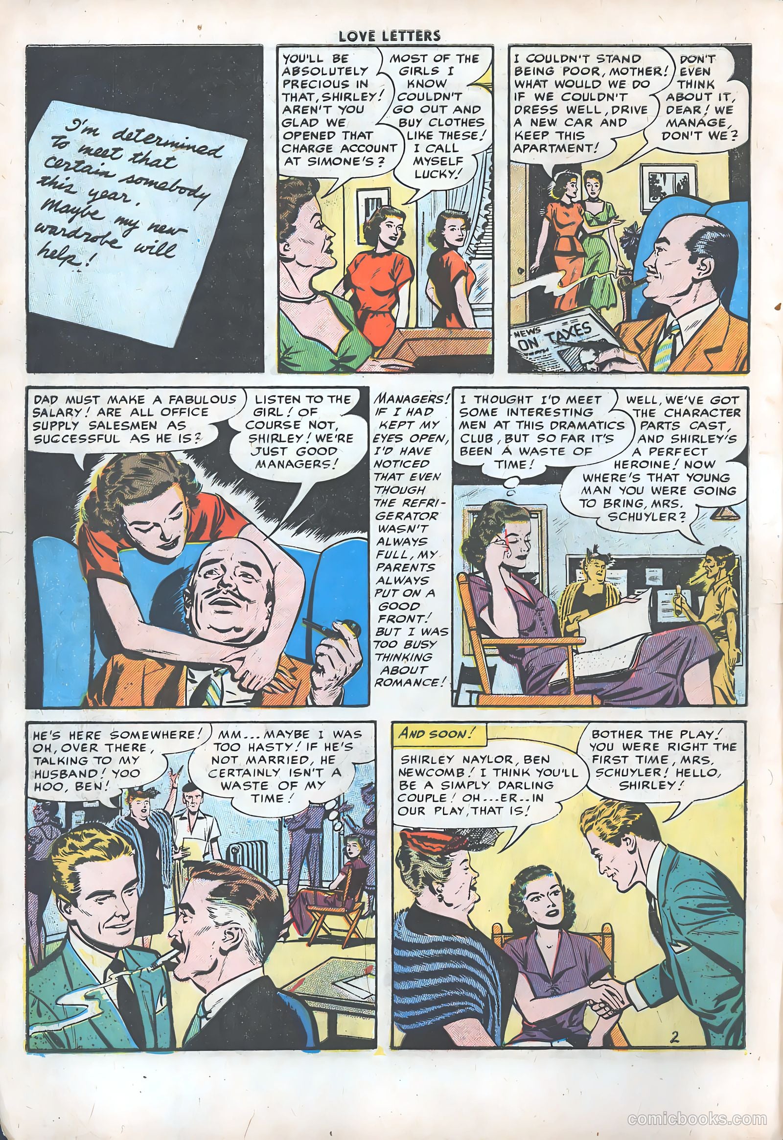 Love Letters #44 (1956) — page 4 of 36