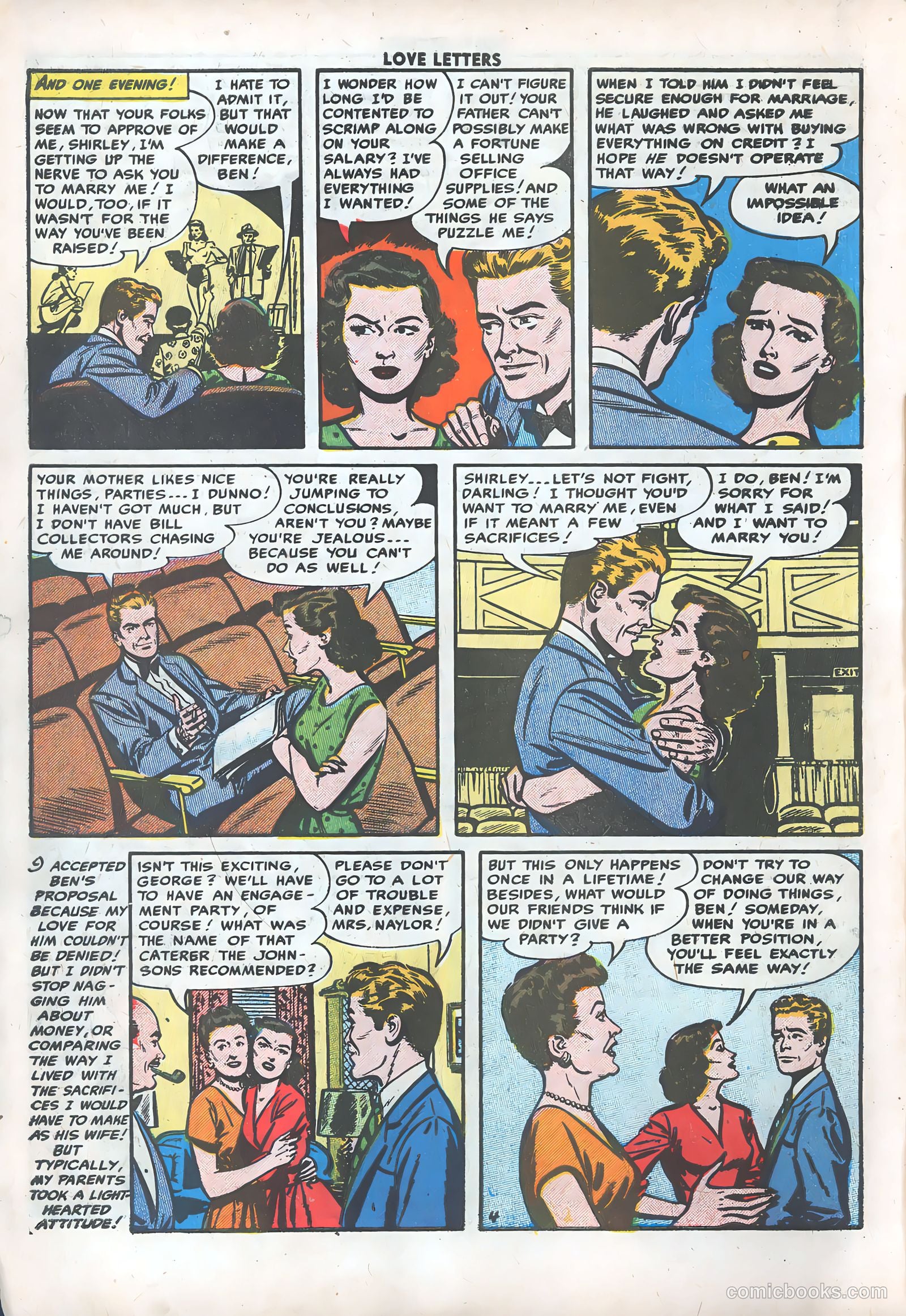 Love Letters #44 (1956) — page 6 of 36