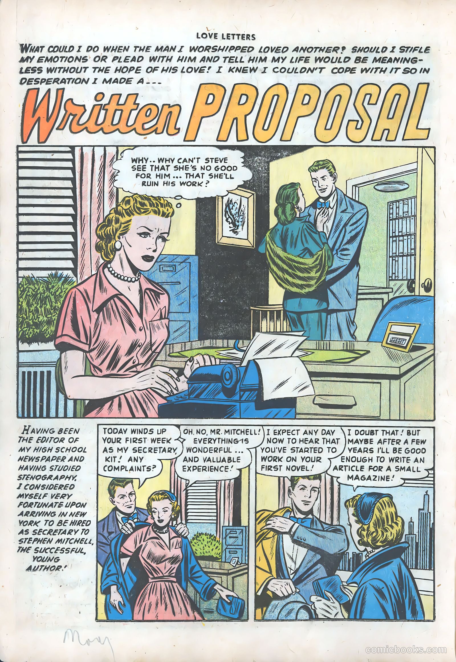 Love Letters #44 (1956) — page 12 of 36