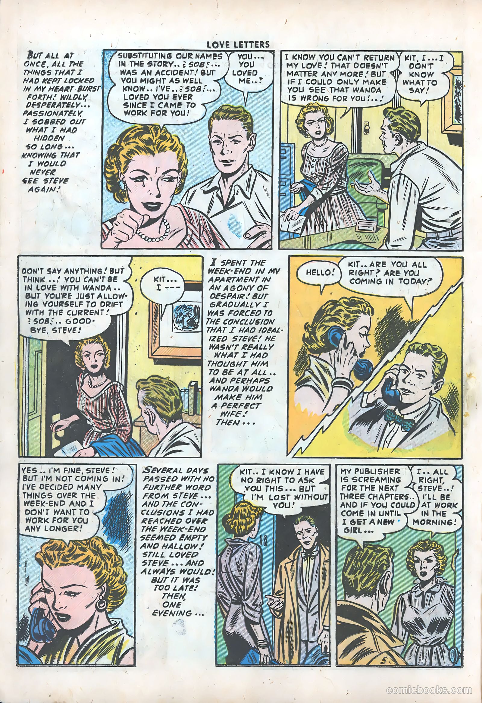 Love Letters #44 (1956) — page 16 of 36
