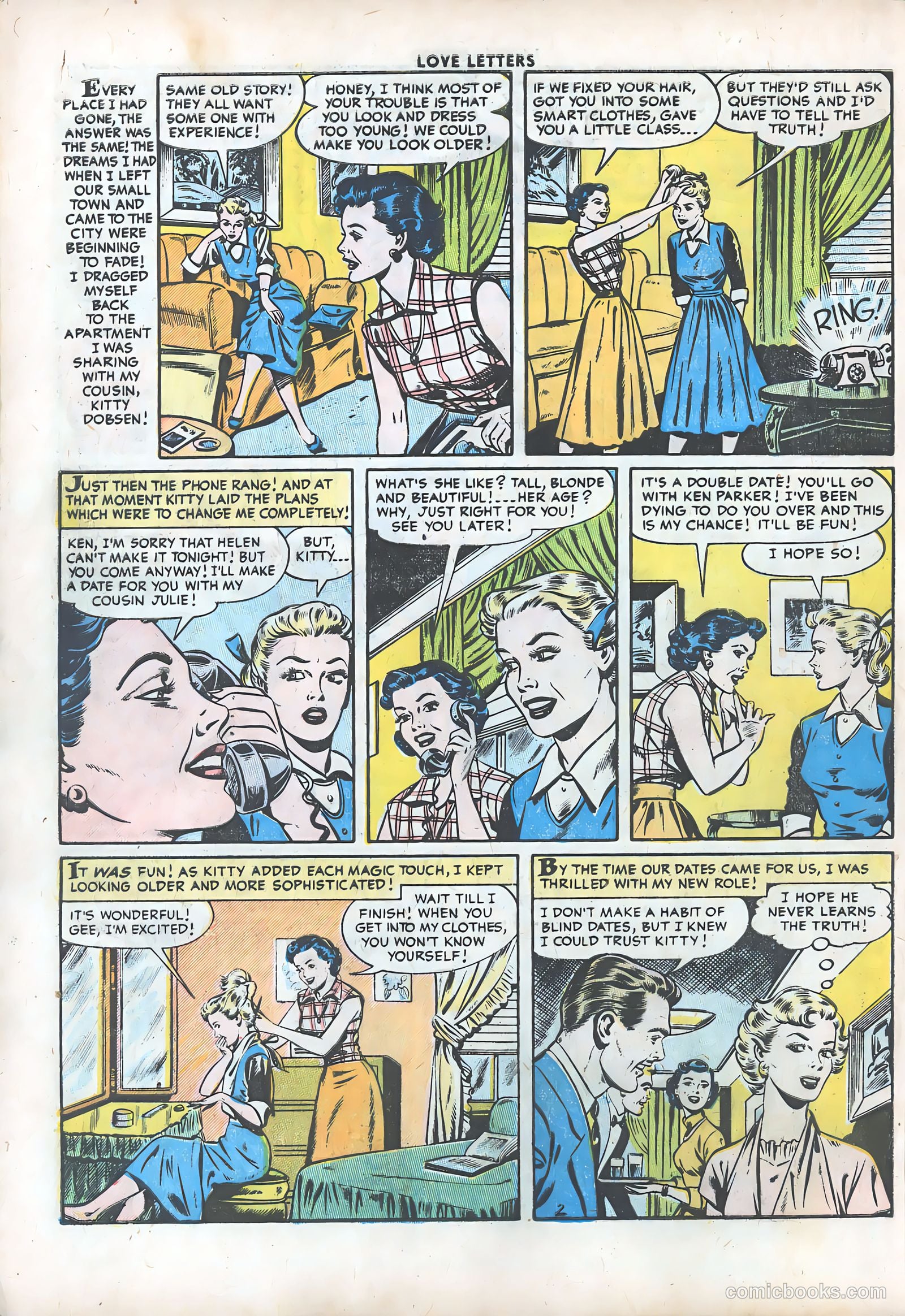 Love Letters #44 (1956) — page 28 of 36