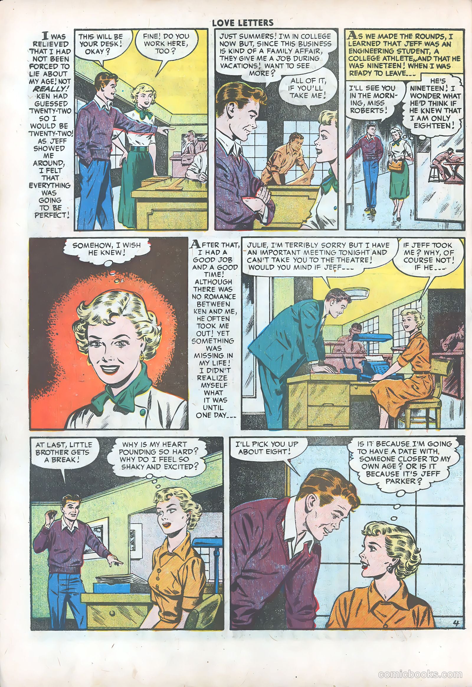 Love Letters #44 (1956) — page 30 of 36