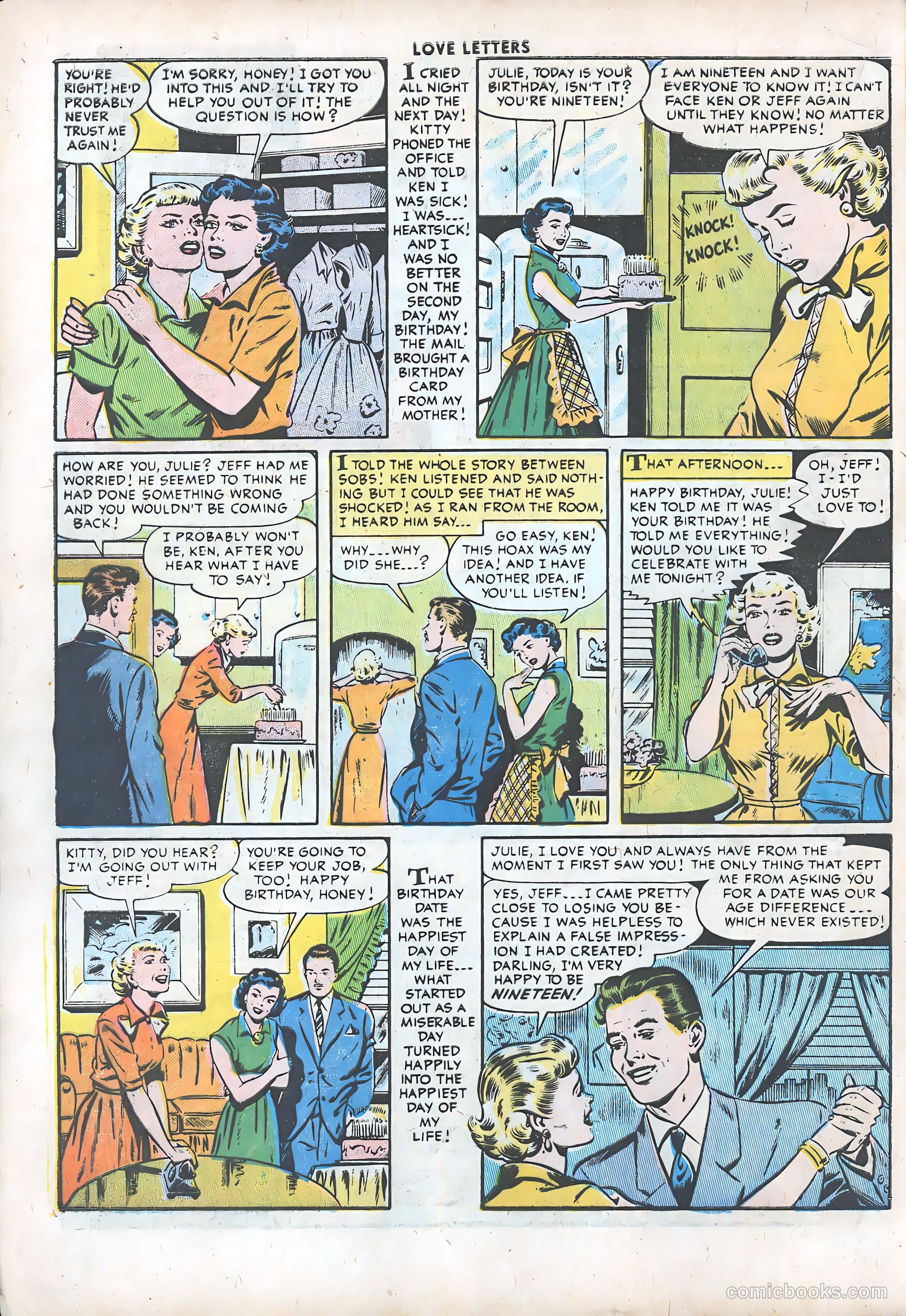 Love Letters #44 (1956) — page 32 of 36
