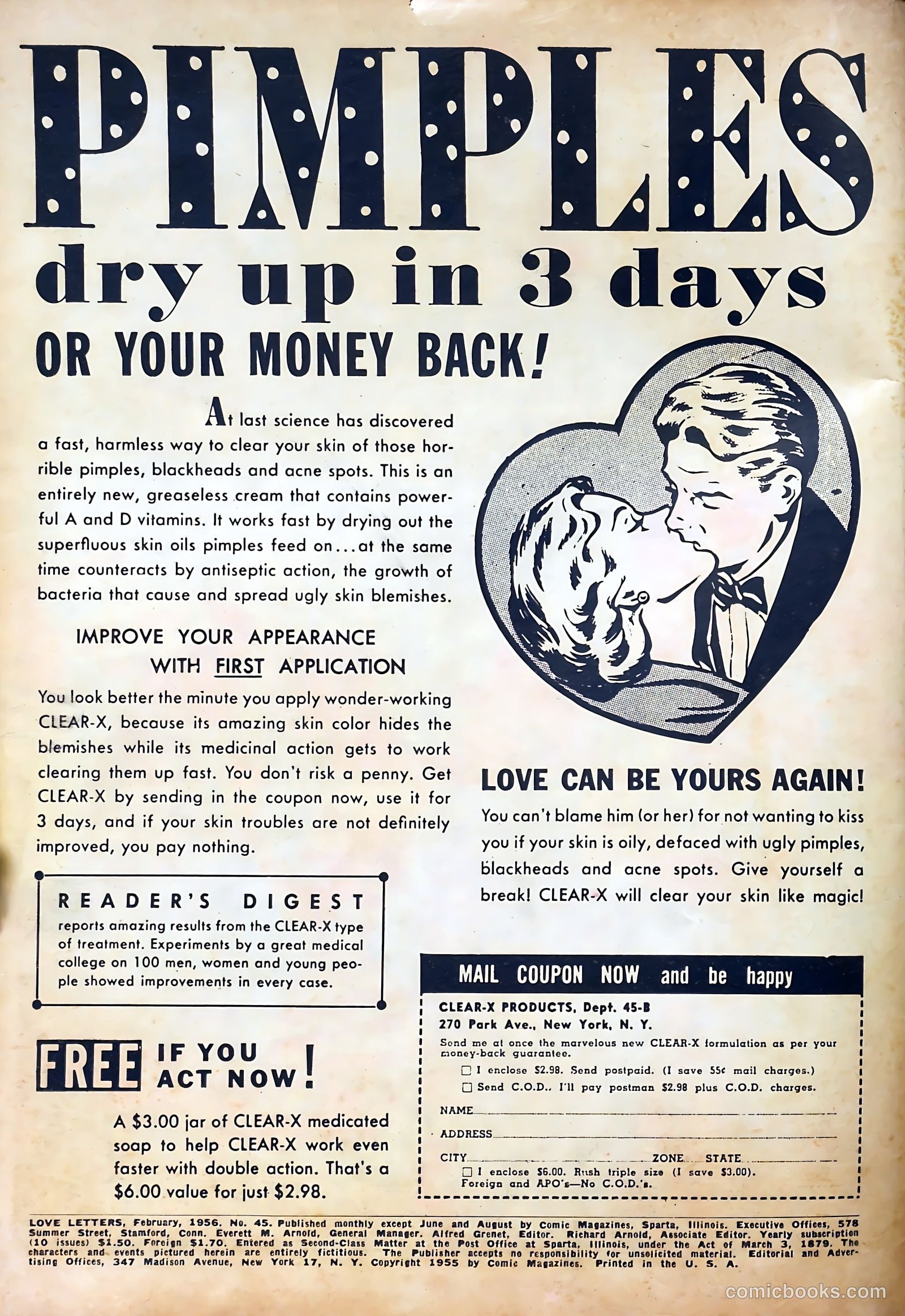 Love Letters #45 (1956) — page 2 of 36