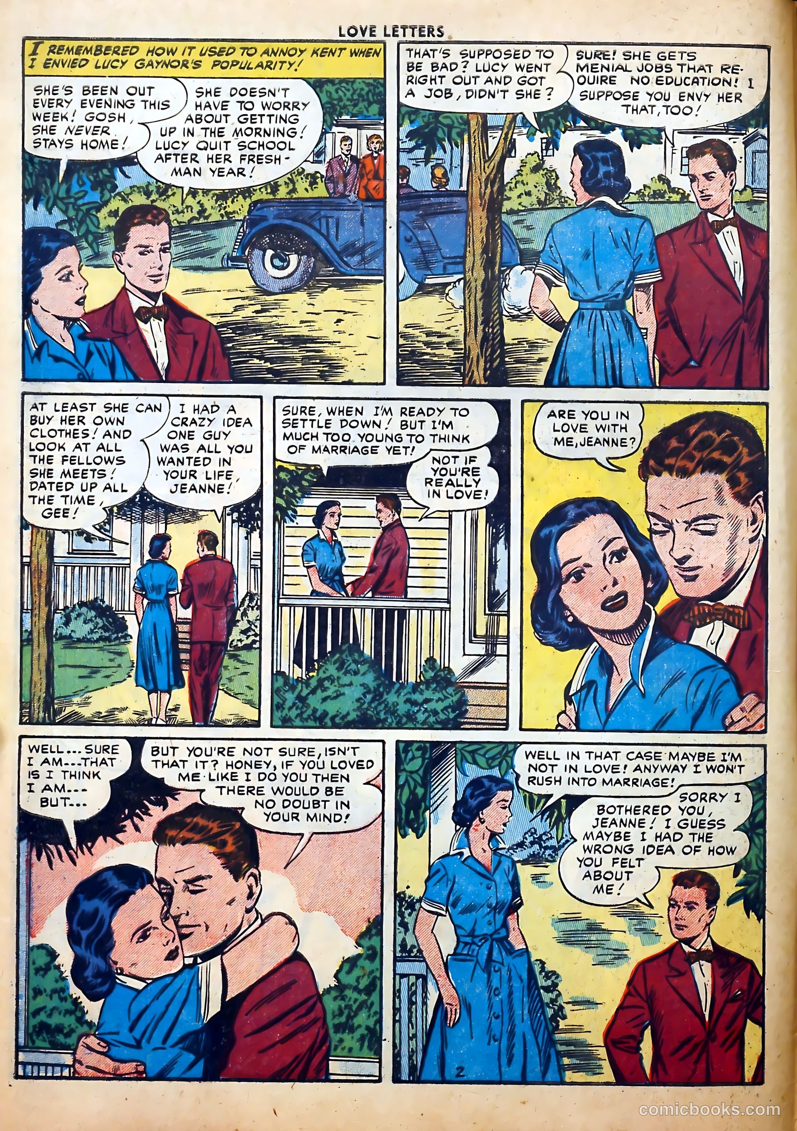 Love Letters #45 (1956) — page 4 of 36