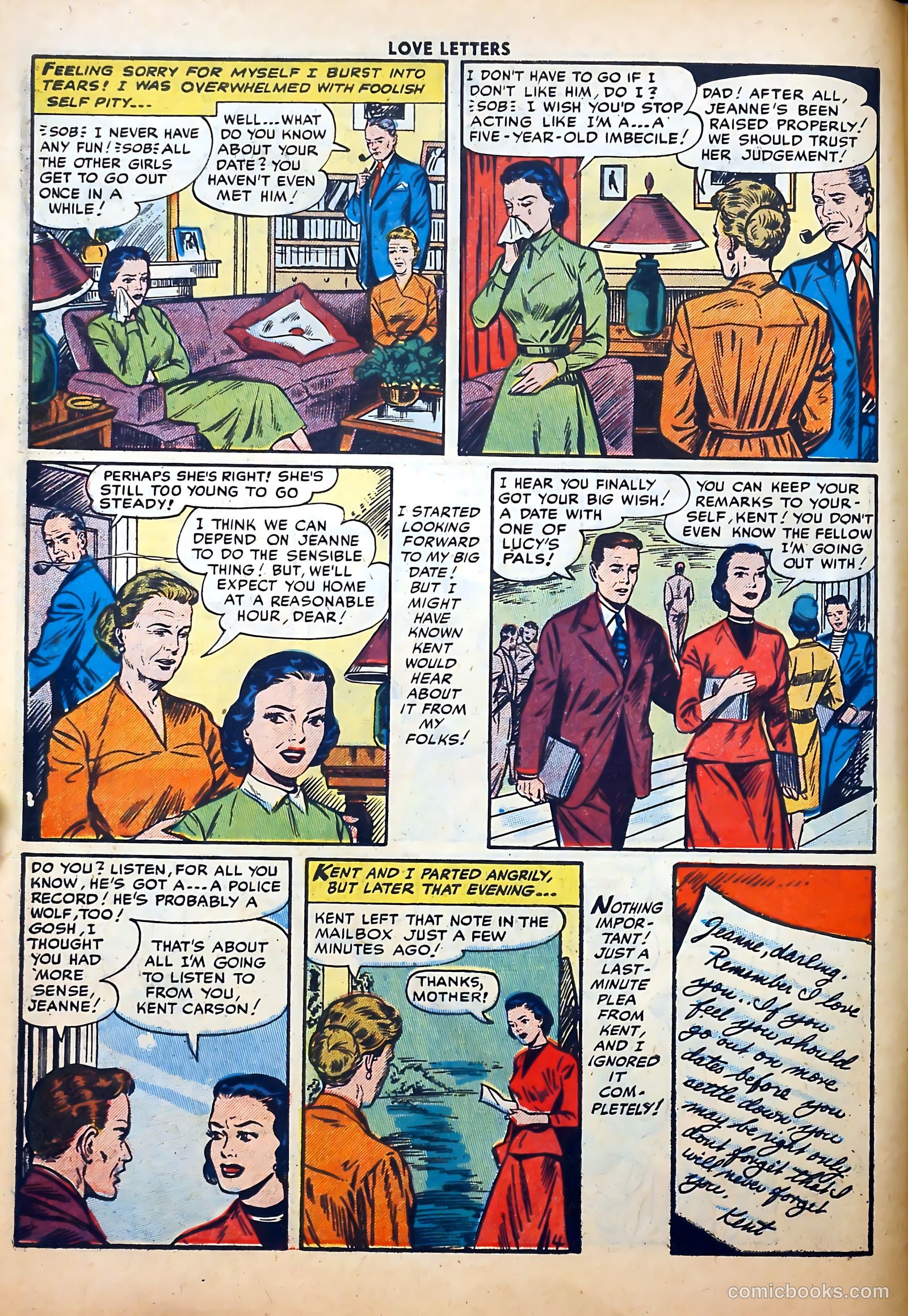 Love Letters #45 (1956) — page 6 of 36