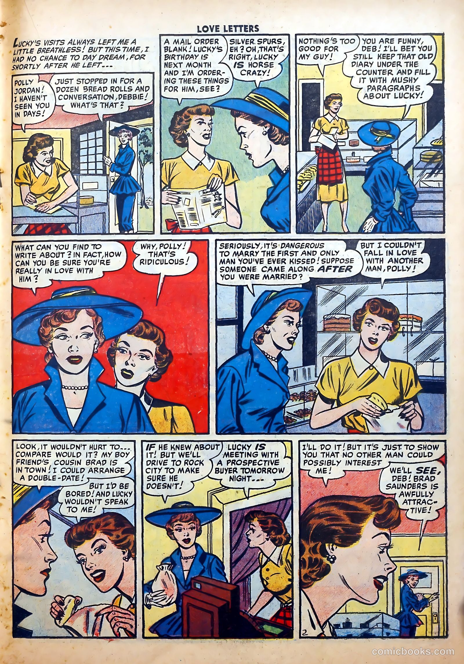 Love Letters #45 (1956) — page 19 of 36