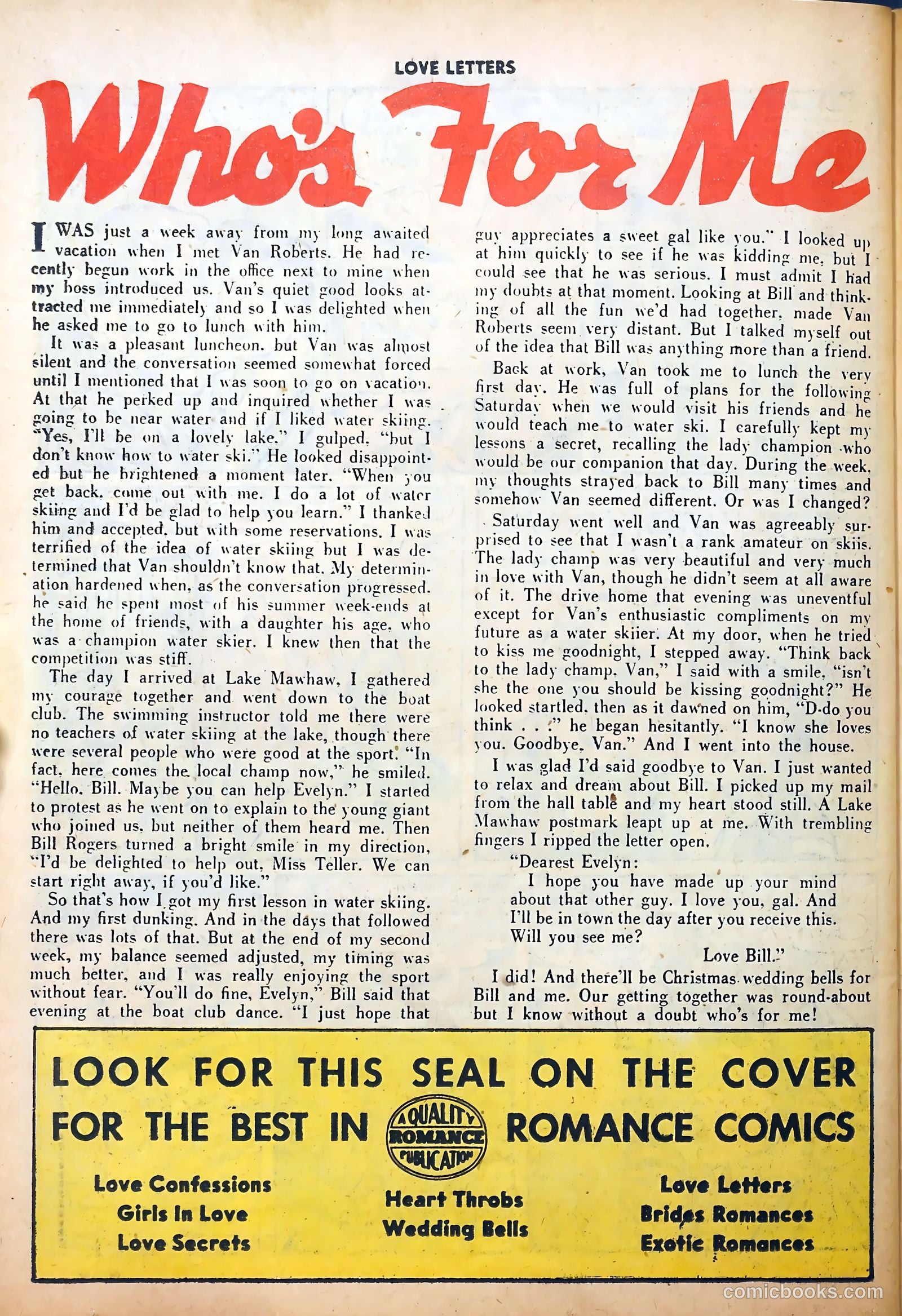 Love Letters #45 (1956) — page 26 of 36