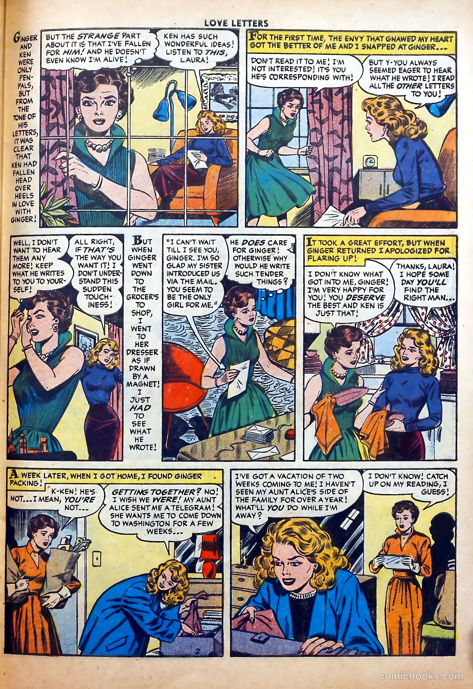 Love Letters #45 (1956) — page 29 of 36