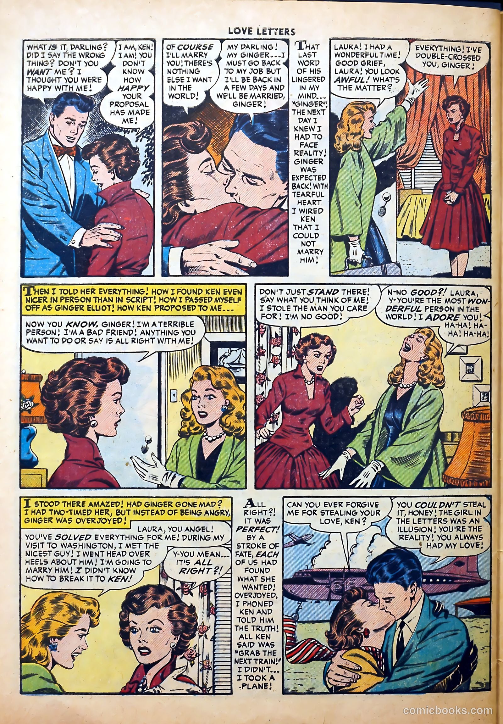Love Letters #45 (1956) — page 32 of 36