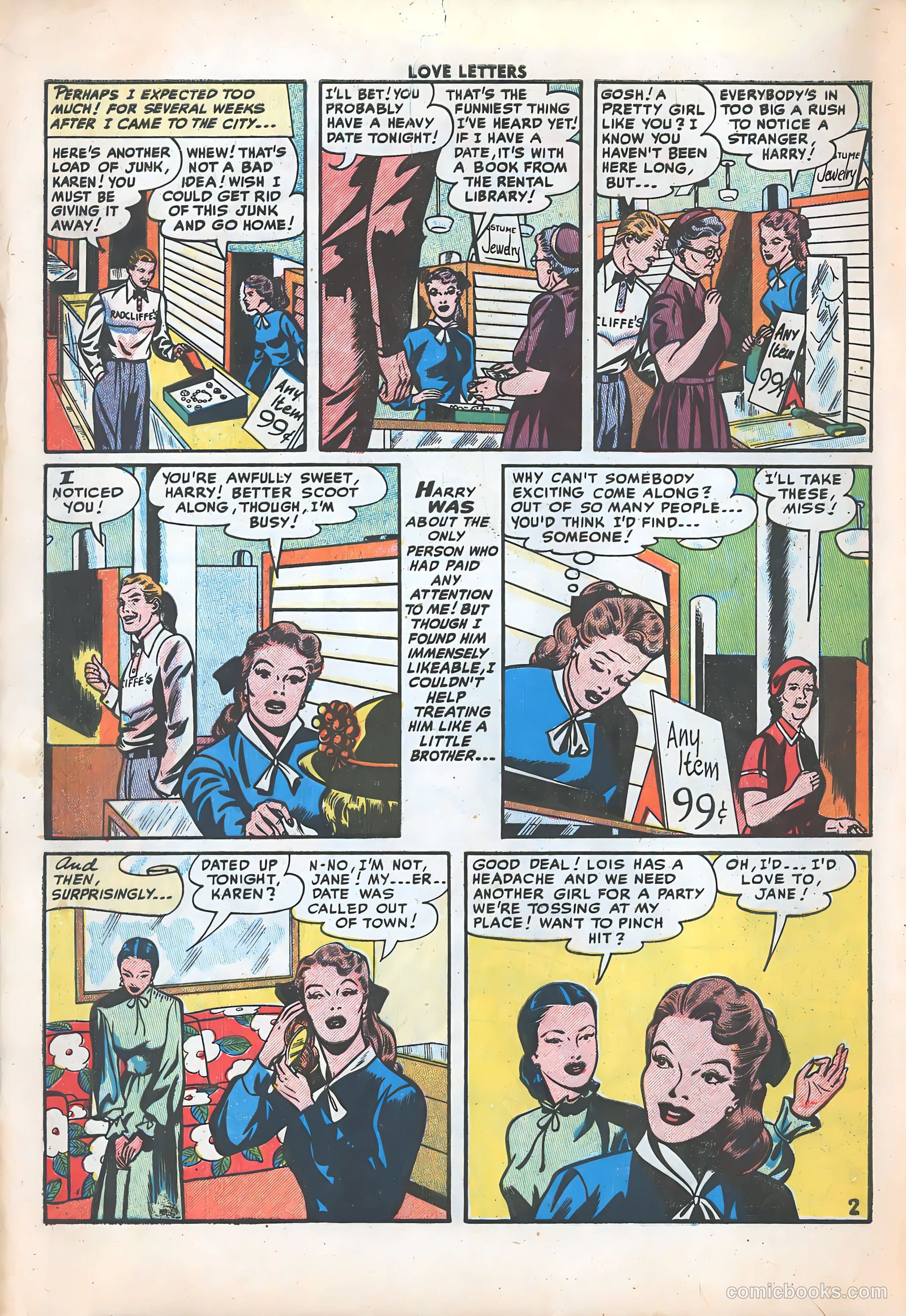 Love Letters #46 (1956) — page 4 of 36