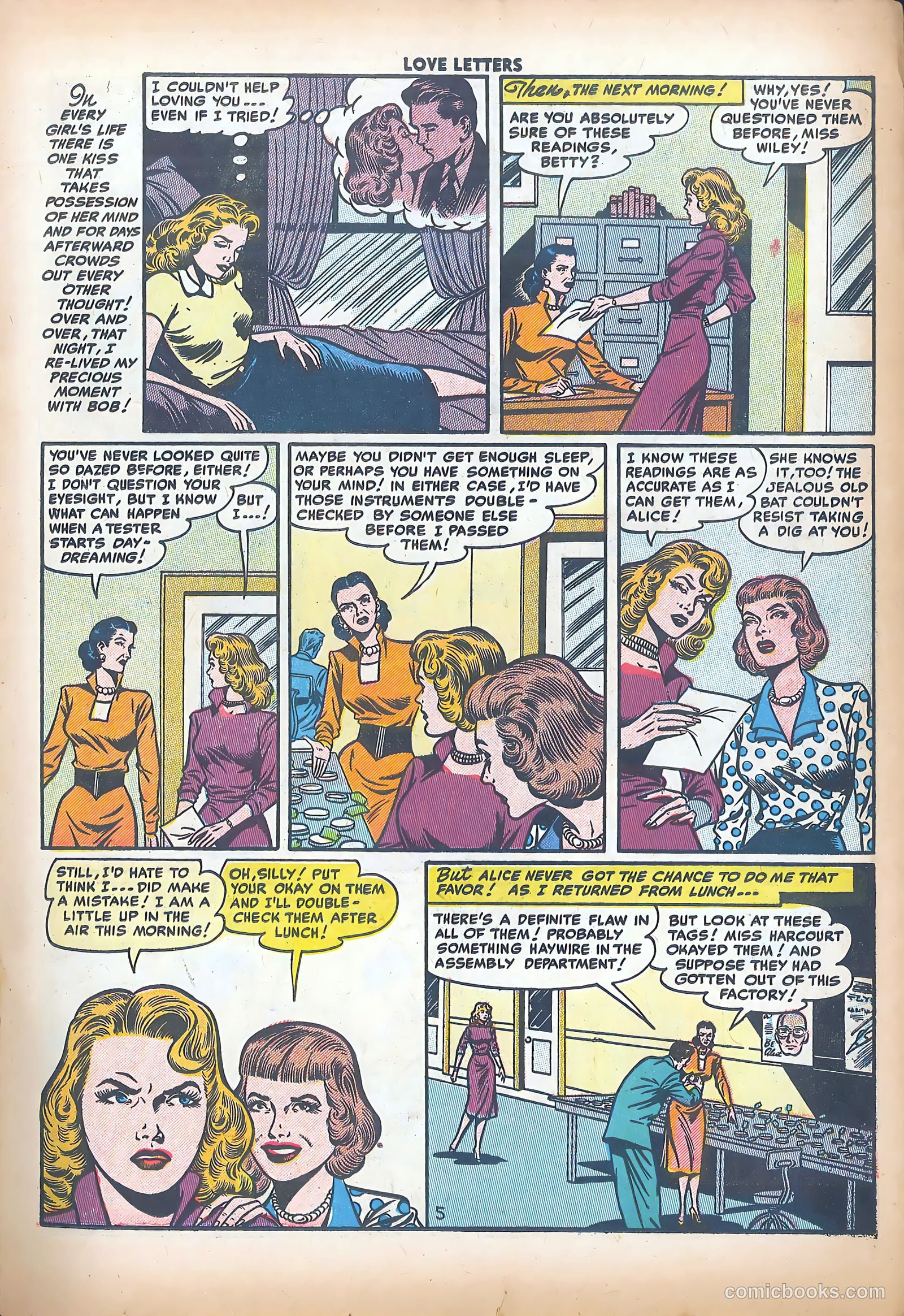 Love Letters #47 (1956) — page 15 of 36