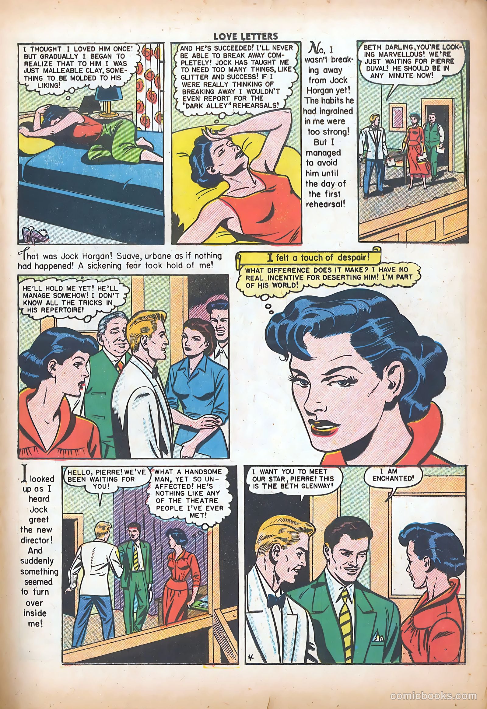 Love Letters #47 (1956) — page 21 of 36