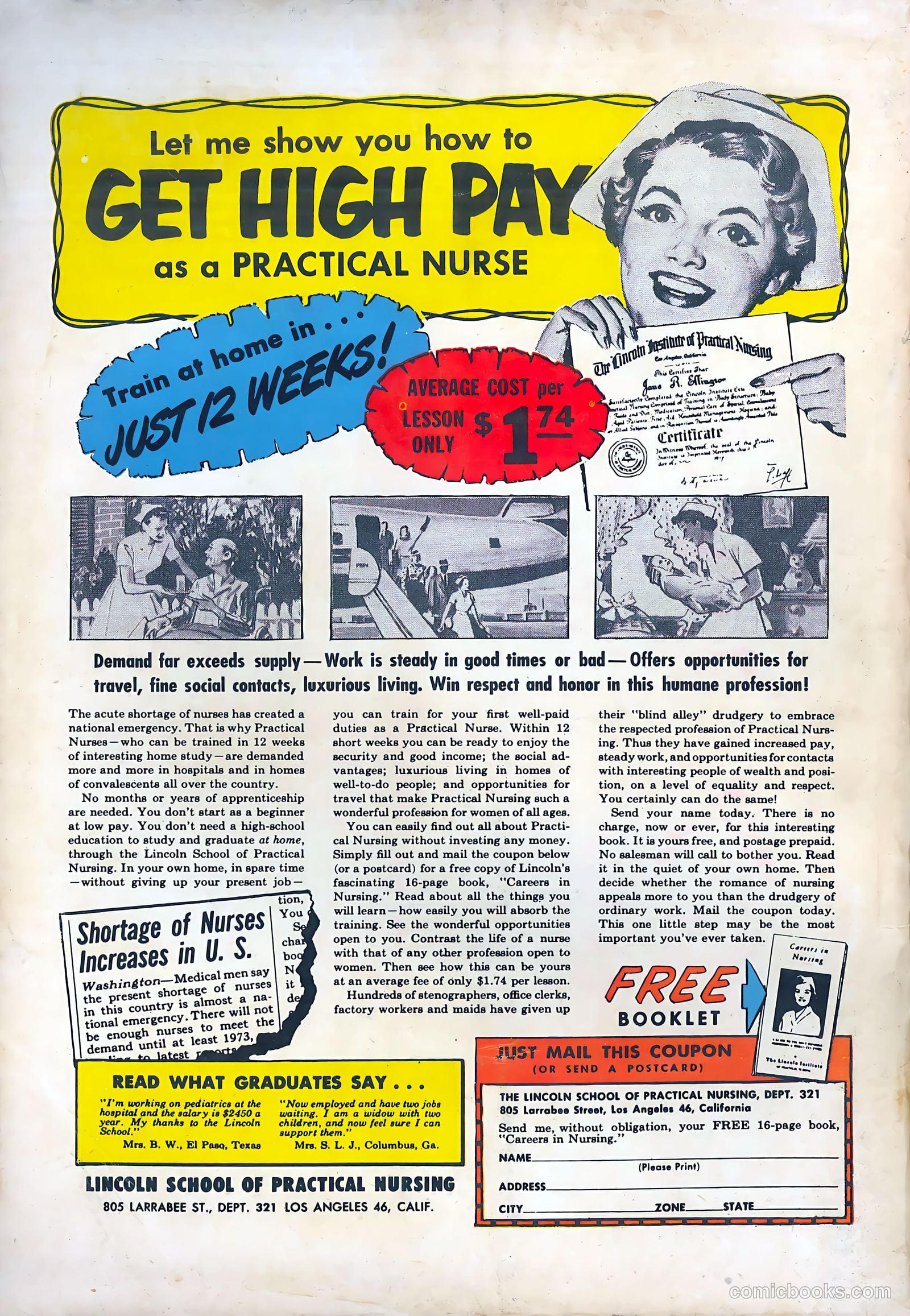Love Letters #47 (1956) — page 36 of 36