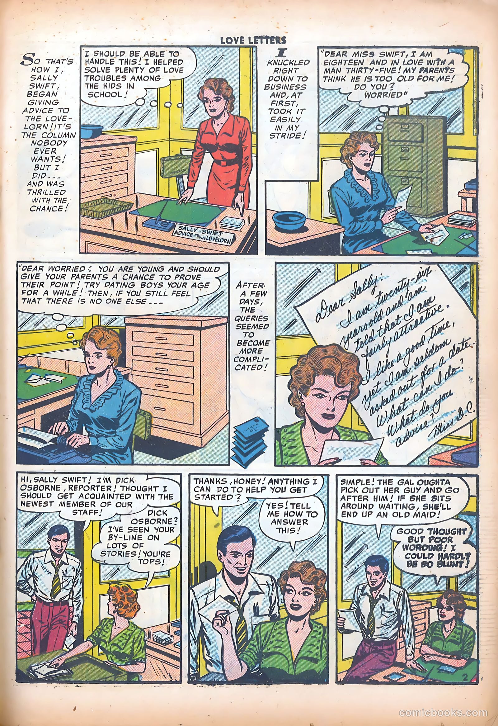 Love Letters #48 (1956) — page 19 of 36