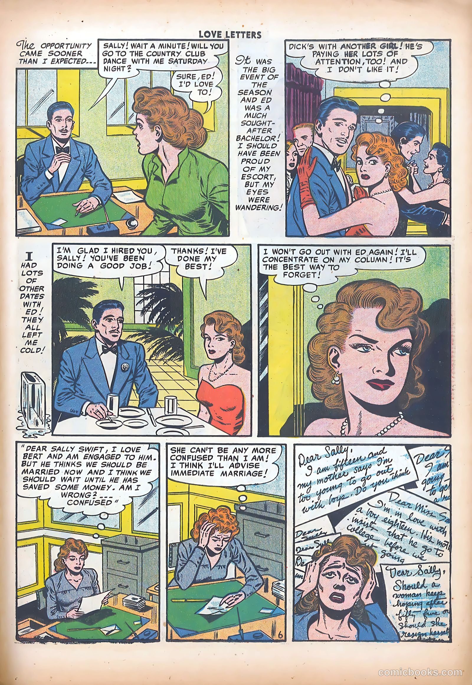 Love Letters #48 (1956) — page 23 of 36