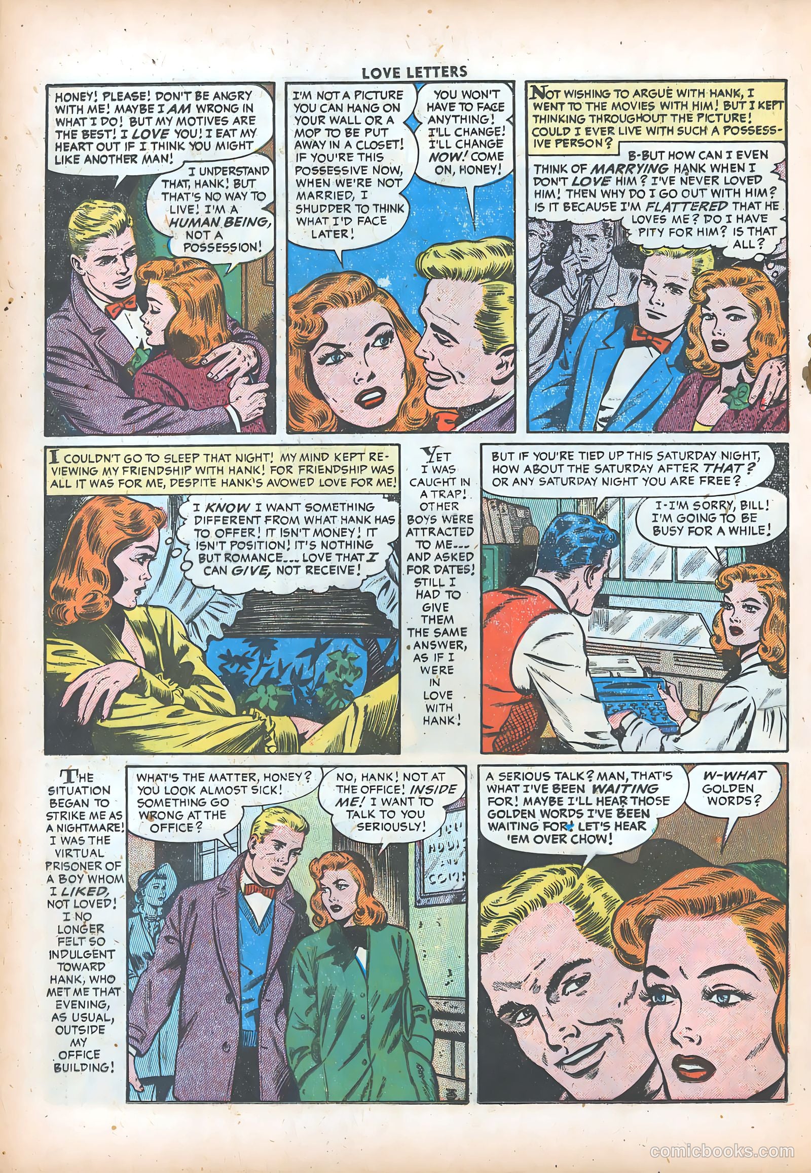 Love Letters #49 (1956) — page 20 of 36