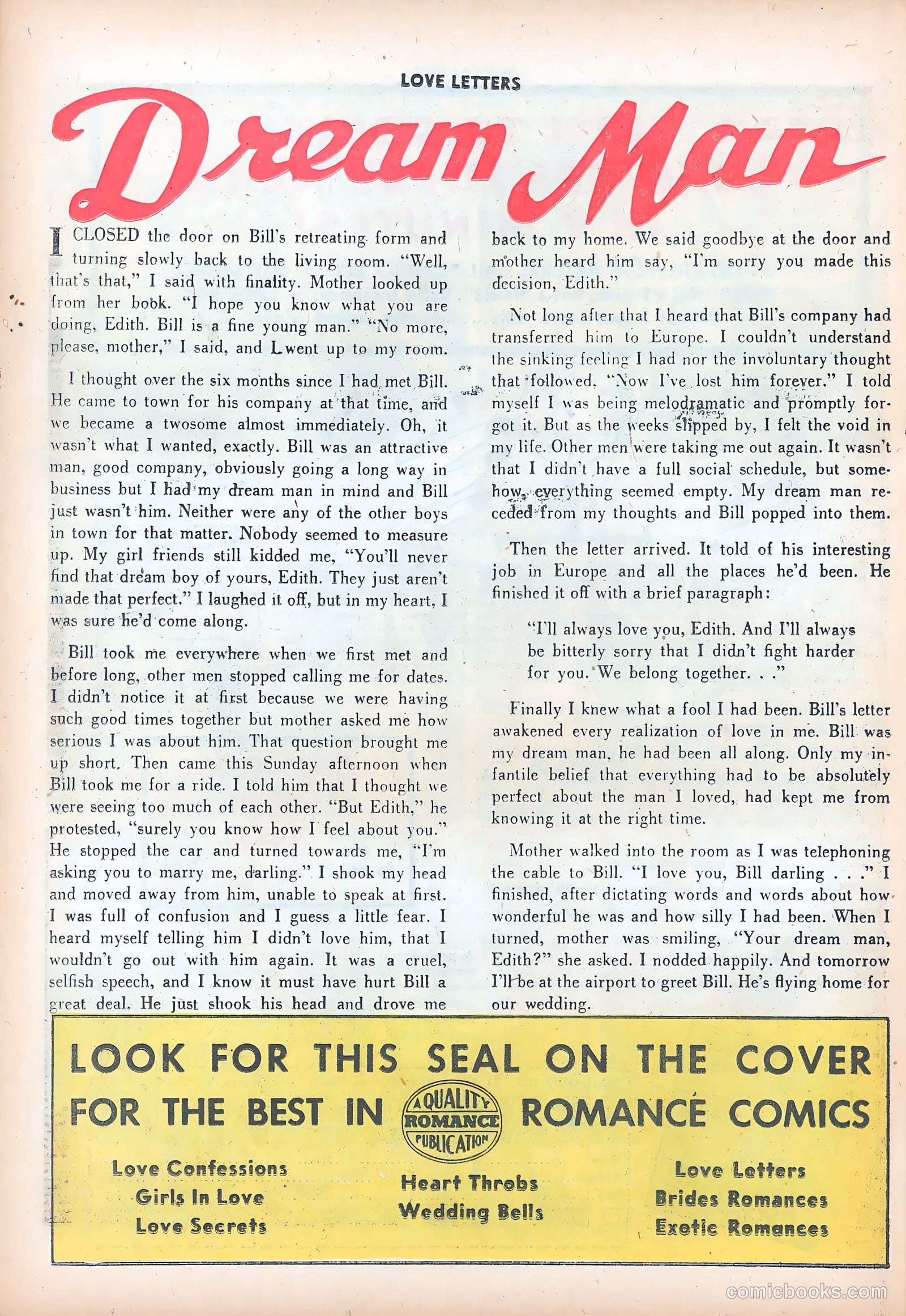 Love Letters #49 (1956) — page 26 of 36