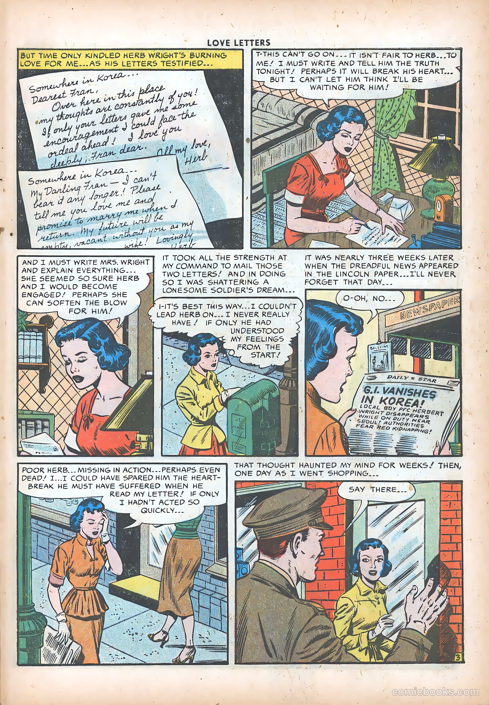Love Letters #49 (1956) — page 29 of 36