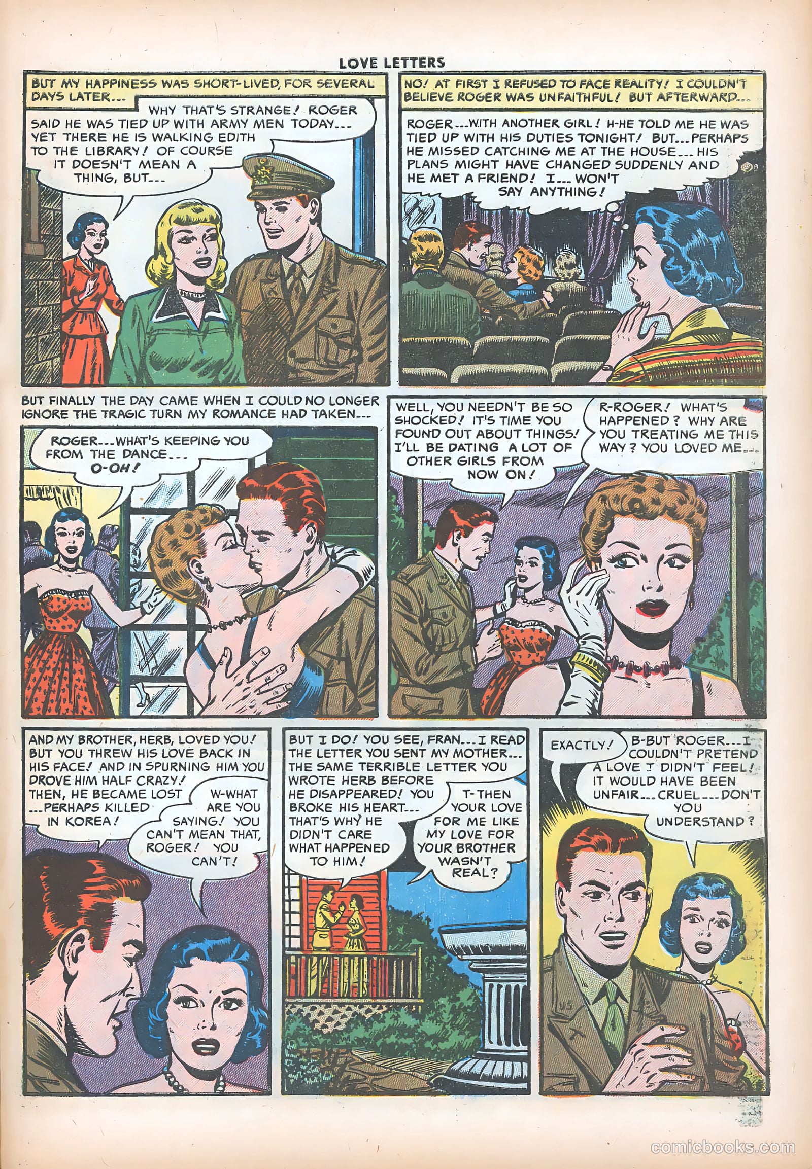 Love Letters #49 (1956) — page 31 of 36