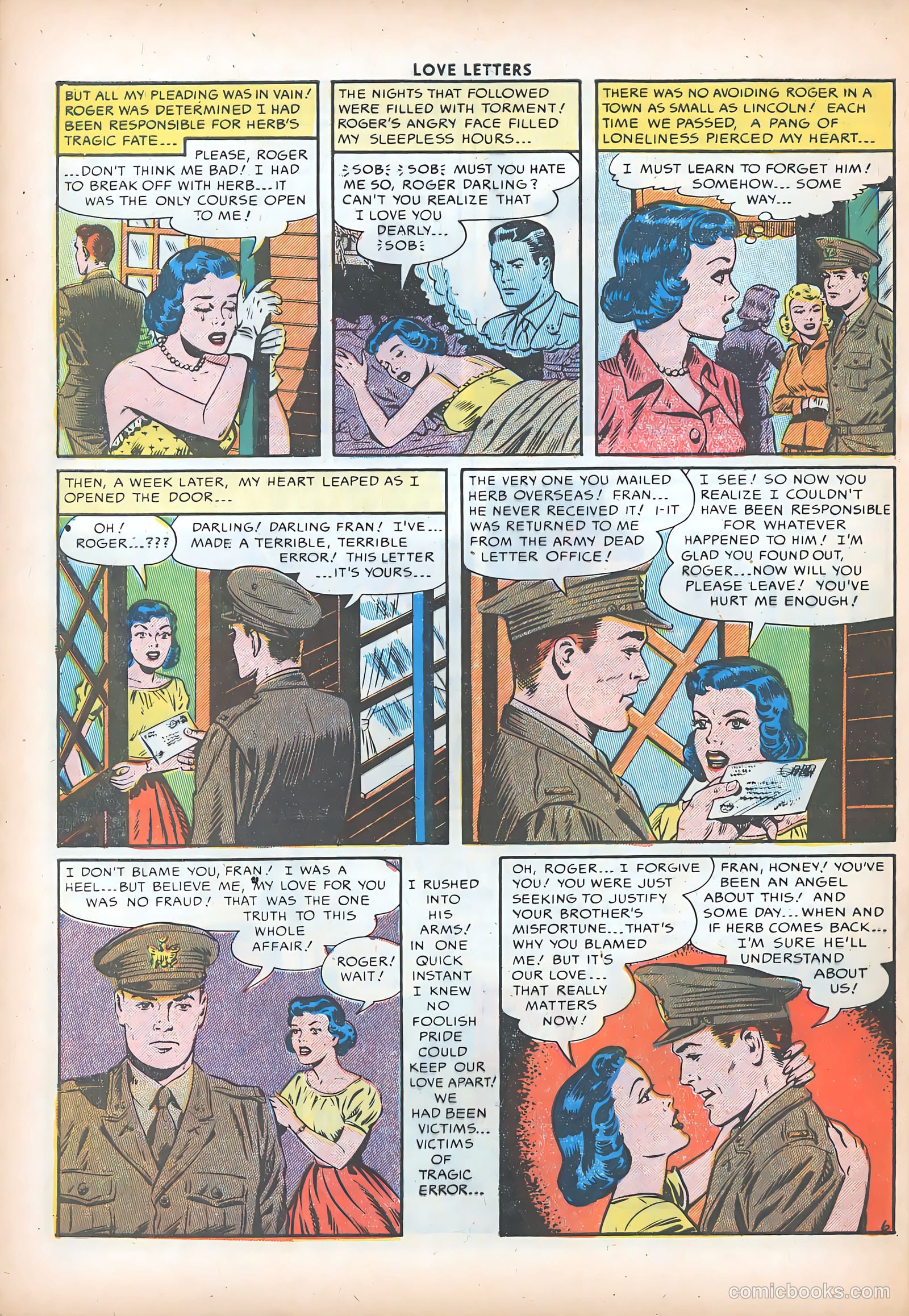 Love Letters #49 (1956) — page 32 of 36