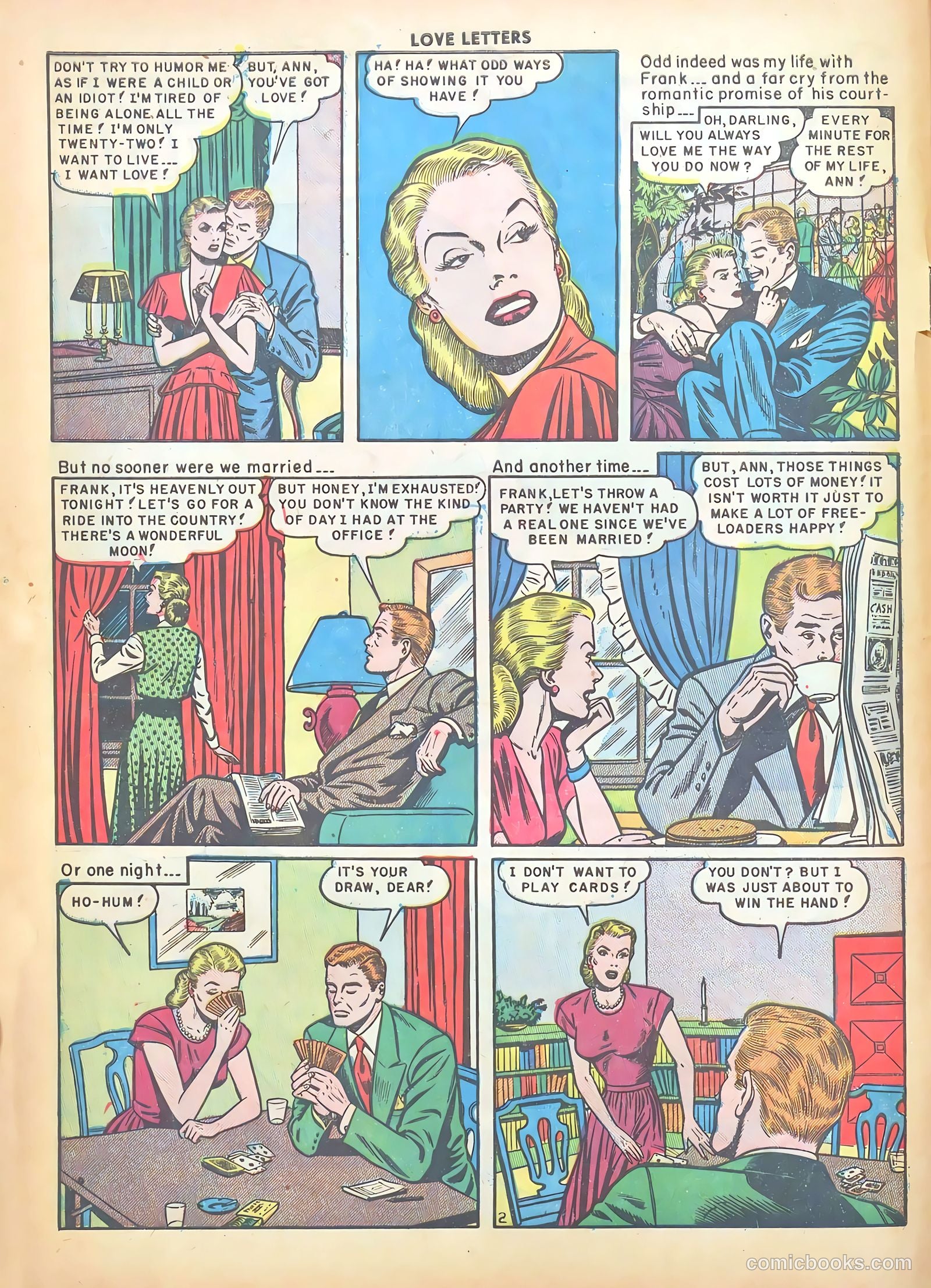 Love Letters #5 (1950) — page 4 of 36