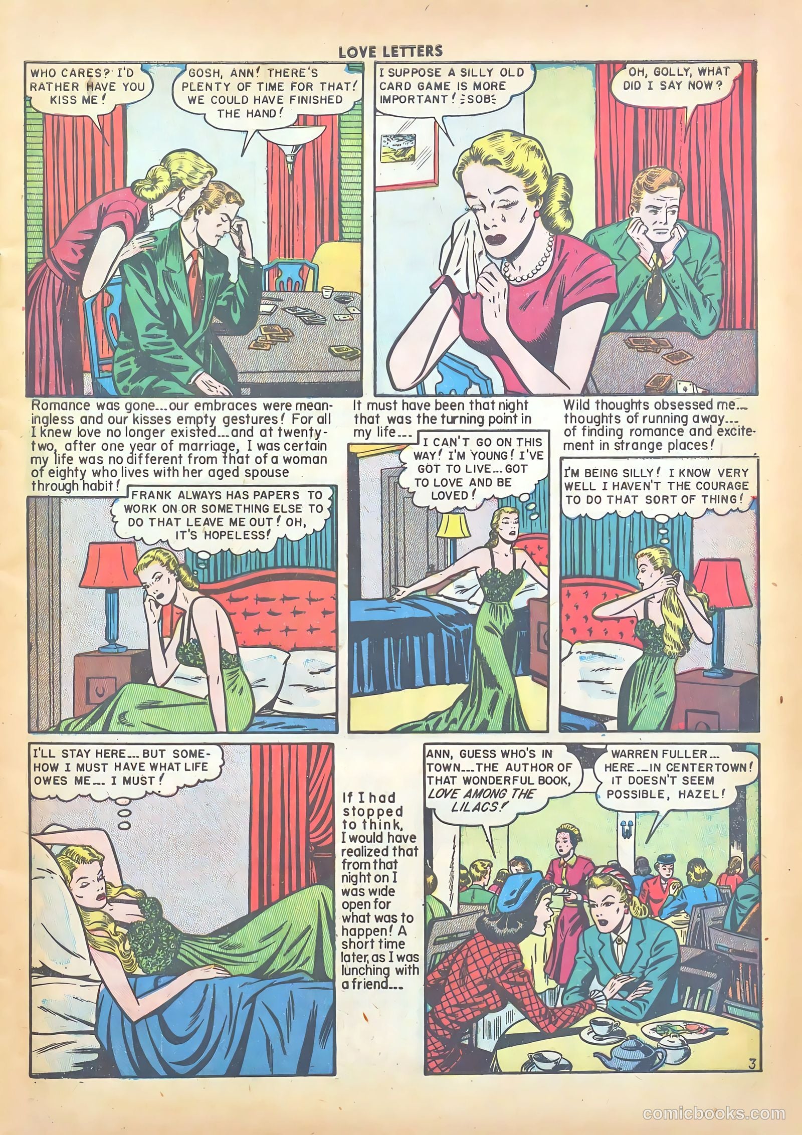 Love Letters #5 (1950) — page 5 of 36