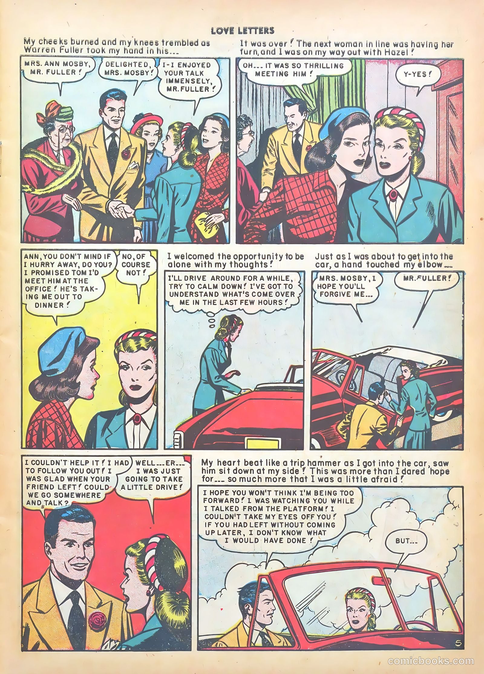 Love Letters #5 (1950) — page 7 of 36
