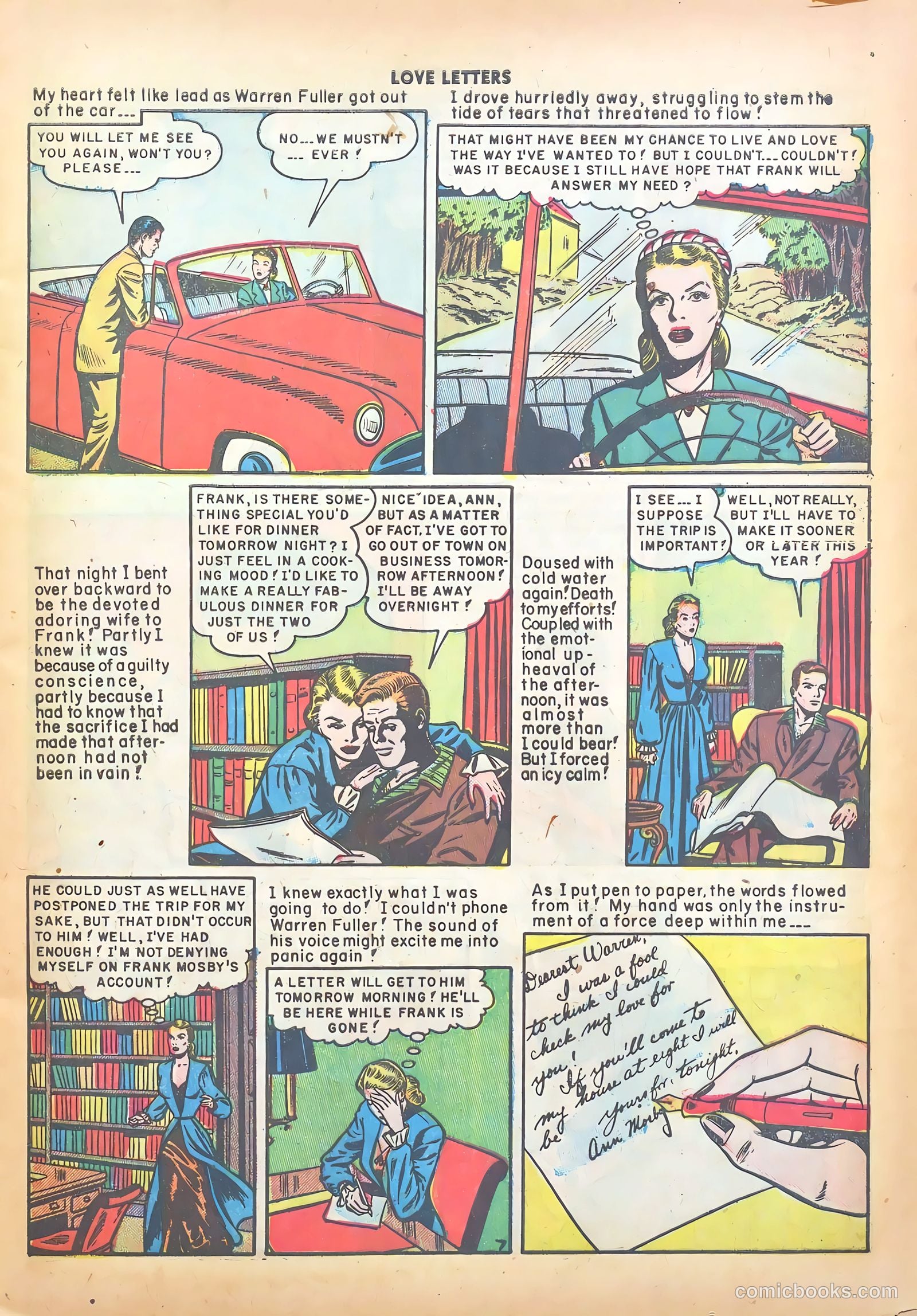 Love Letters #5 (1950) — page 9 of 36