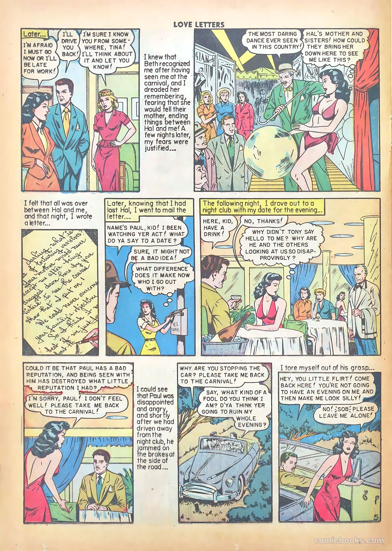 Love Letters #5 (1950) — page 16 of 36