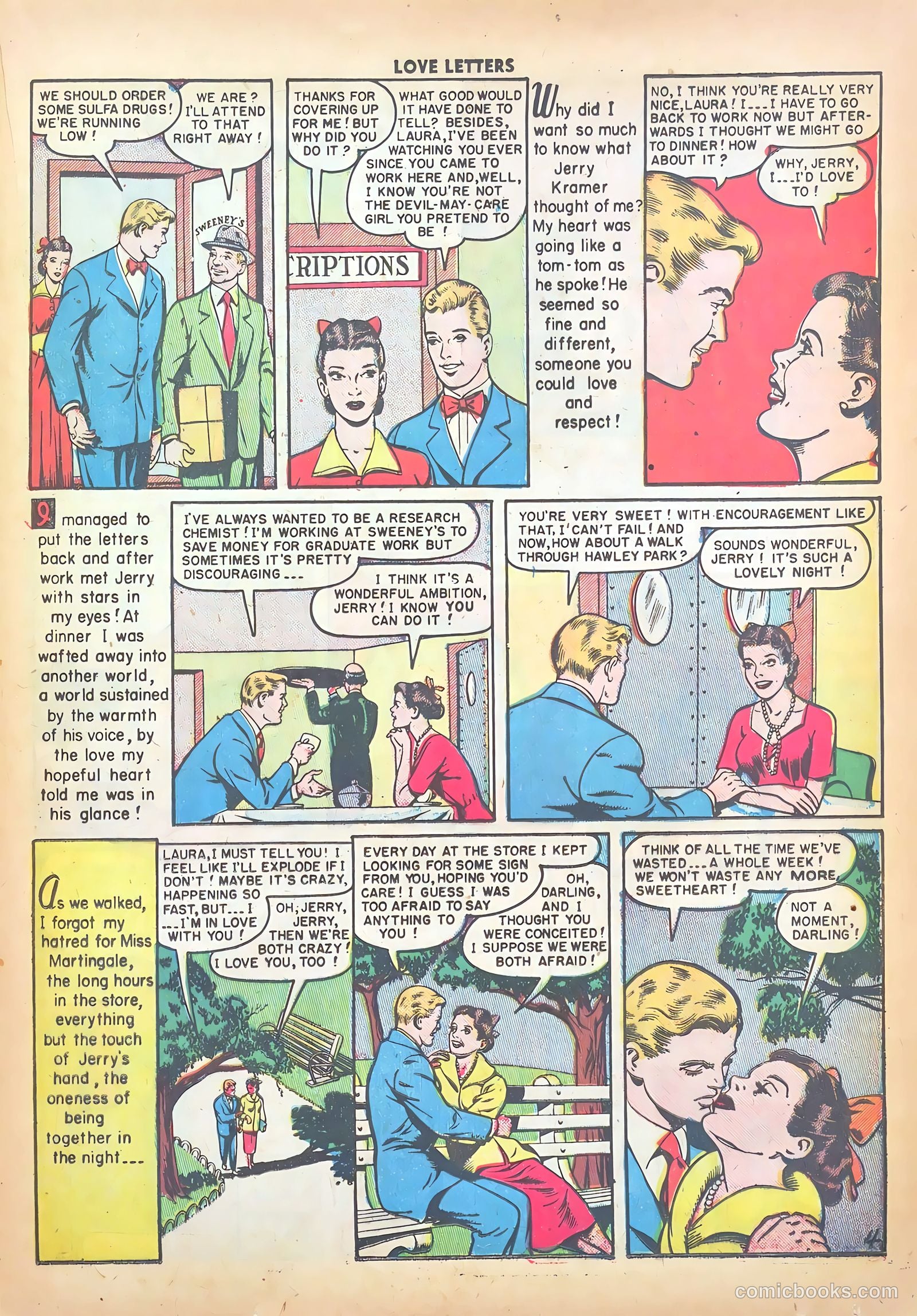 Love Letters #5 (1950) — page 21 of 36
