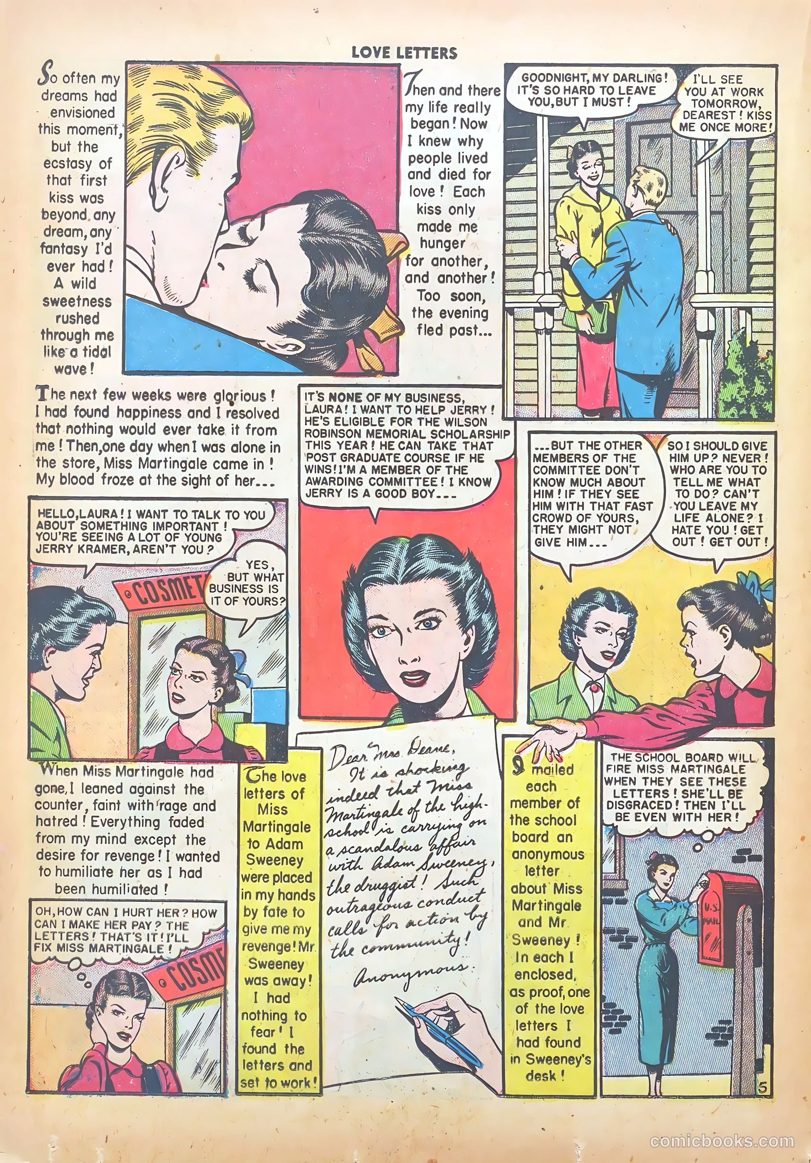 Love Letters #5 (1950) — page 22 of 36
